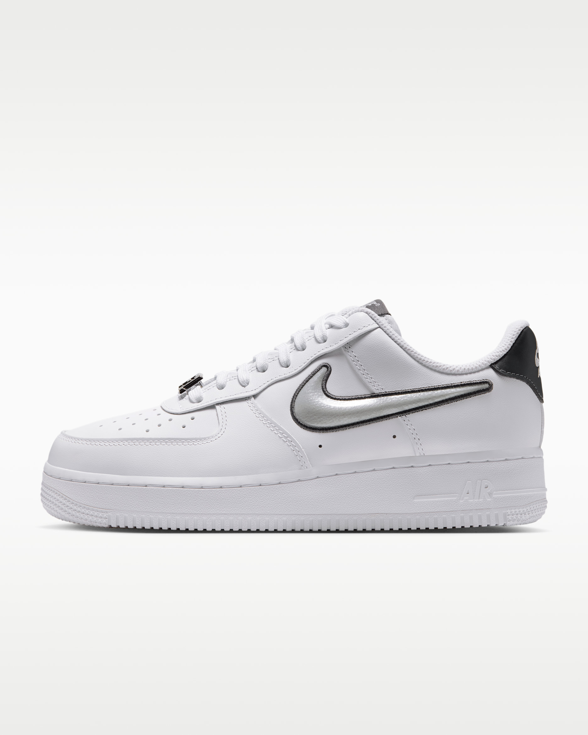 Tenis para mujer Nike Air Force 1 '07 SE Premium - Blanco/Oliva neutro/Plata metalizado