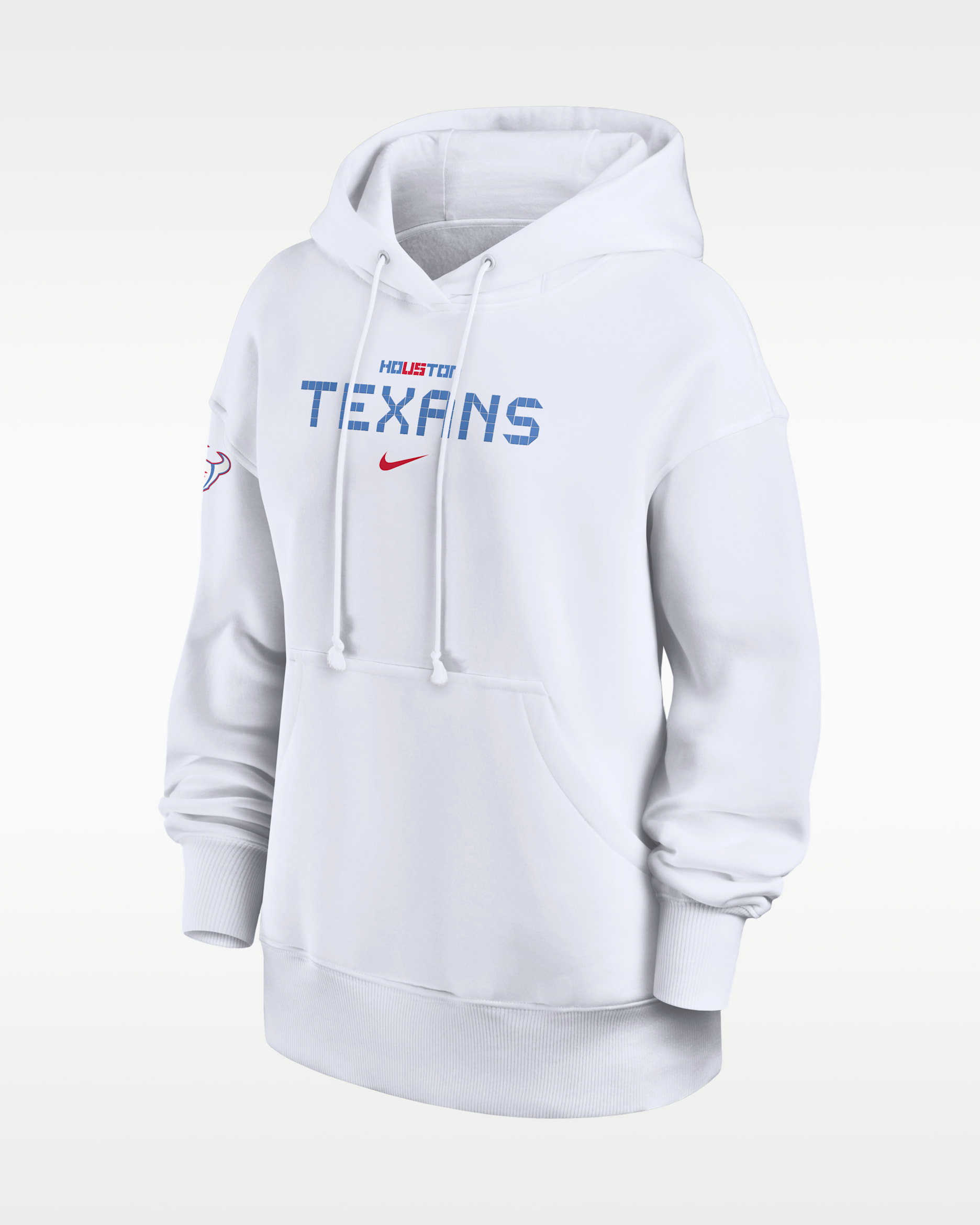 Houston Texans Rivalries Collection Phoenix Women's Nike NFL Oversized Pullover Hoodie - White