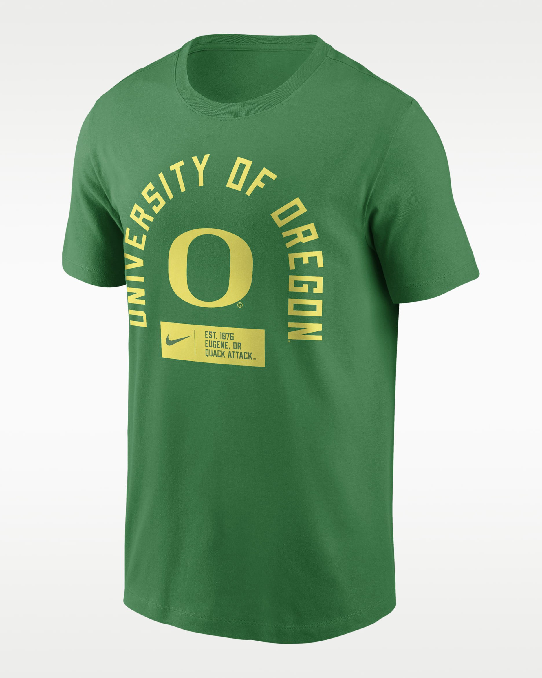 Playera universitaria Nike para hombre Oregon Primetime Seasonal - Verde