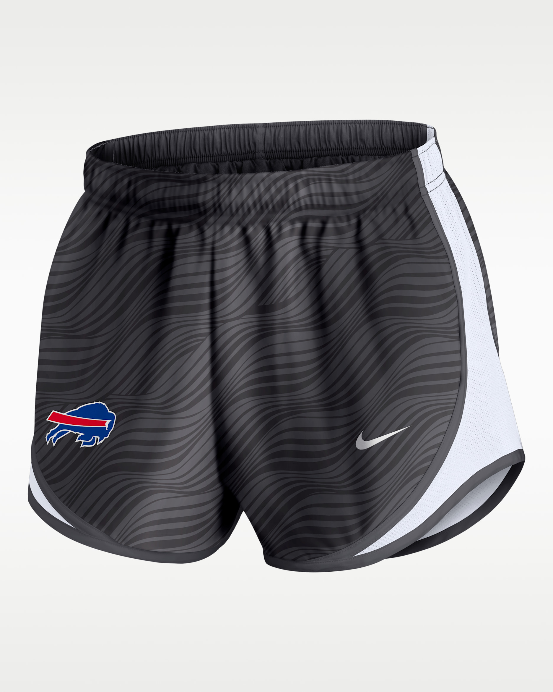 Buffalo Bills Tempo Women's Nike Dri-FIT NFL Shorts - Anthracite/White