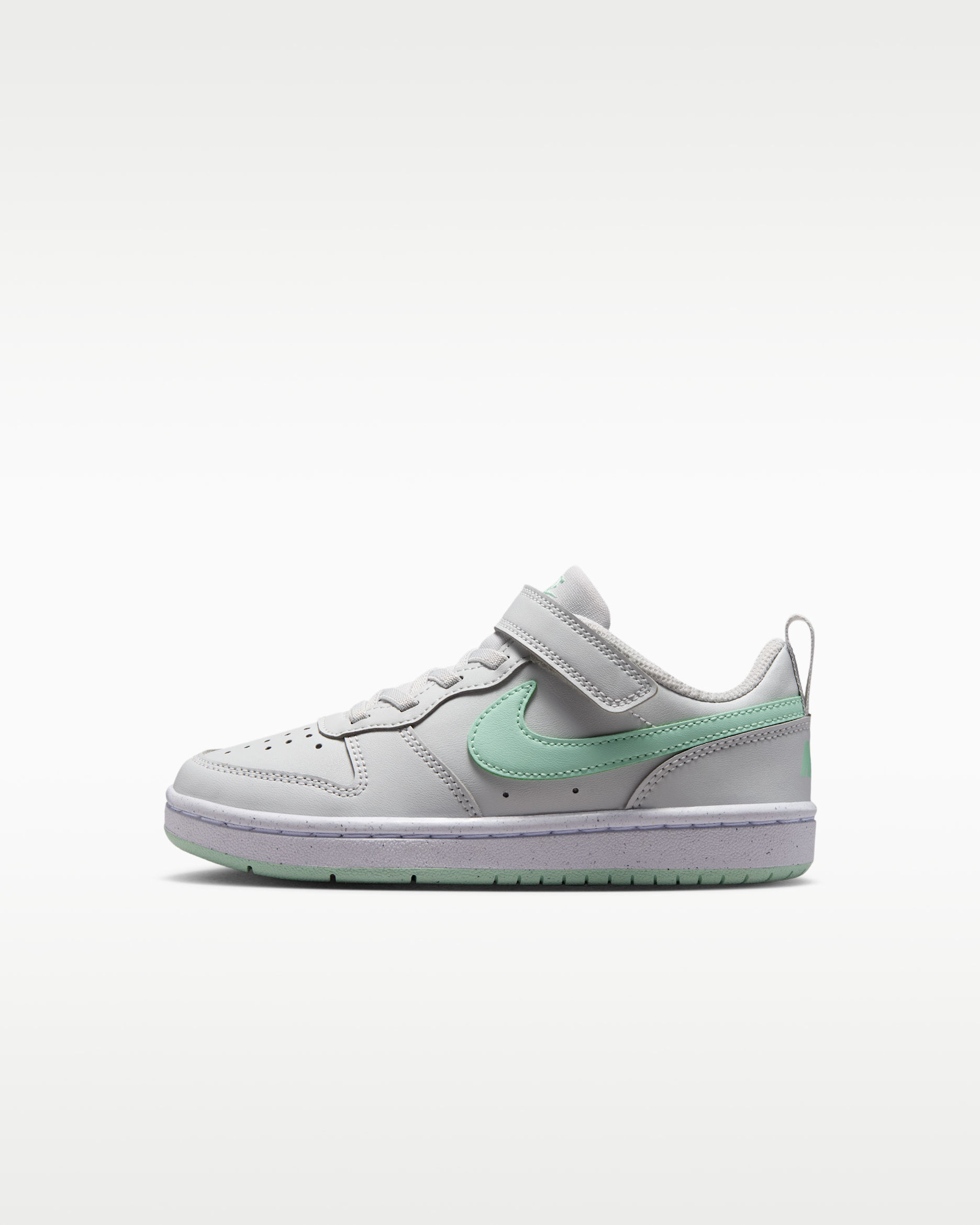 Nike Court Borough Low Recraft Little Kids' Shoes - Photon Dust/White/Arctic Green