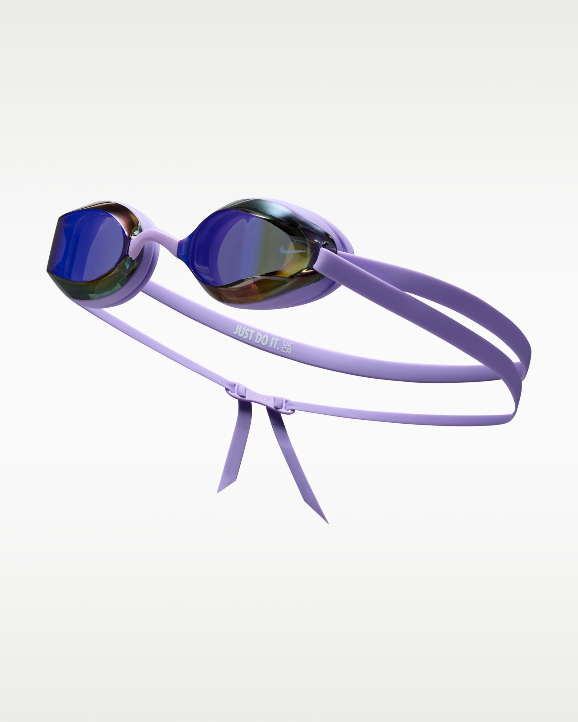 Goggles espejados Nike Swim Legacy - Hortensias/Blanco/Blanco