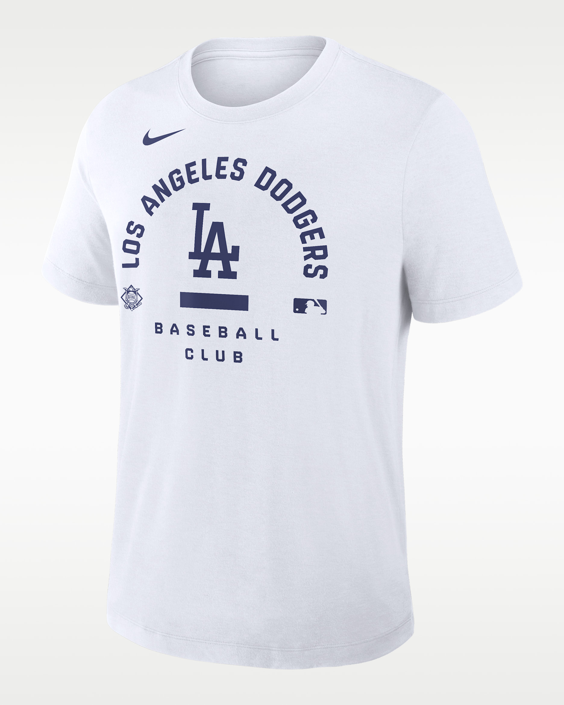 Playera Nike Dri-FIT de la MLB para hombre Los Angeles Dodgers Authentic Collection Early Work - Blanco