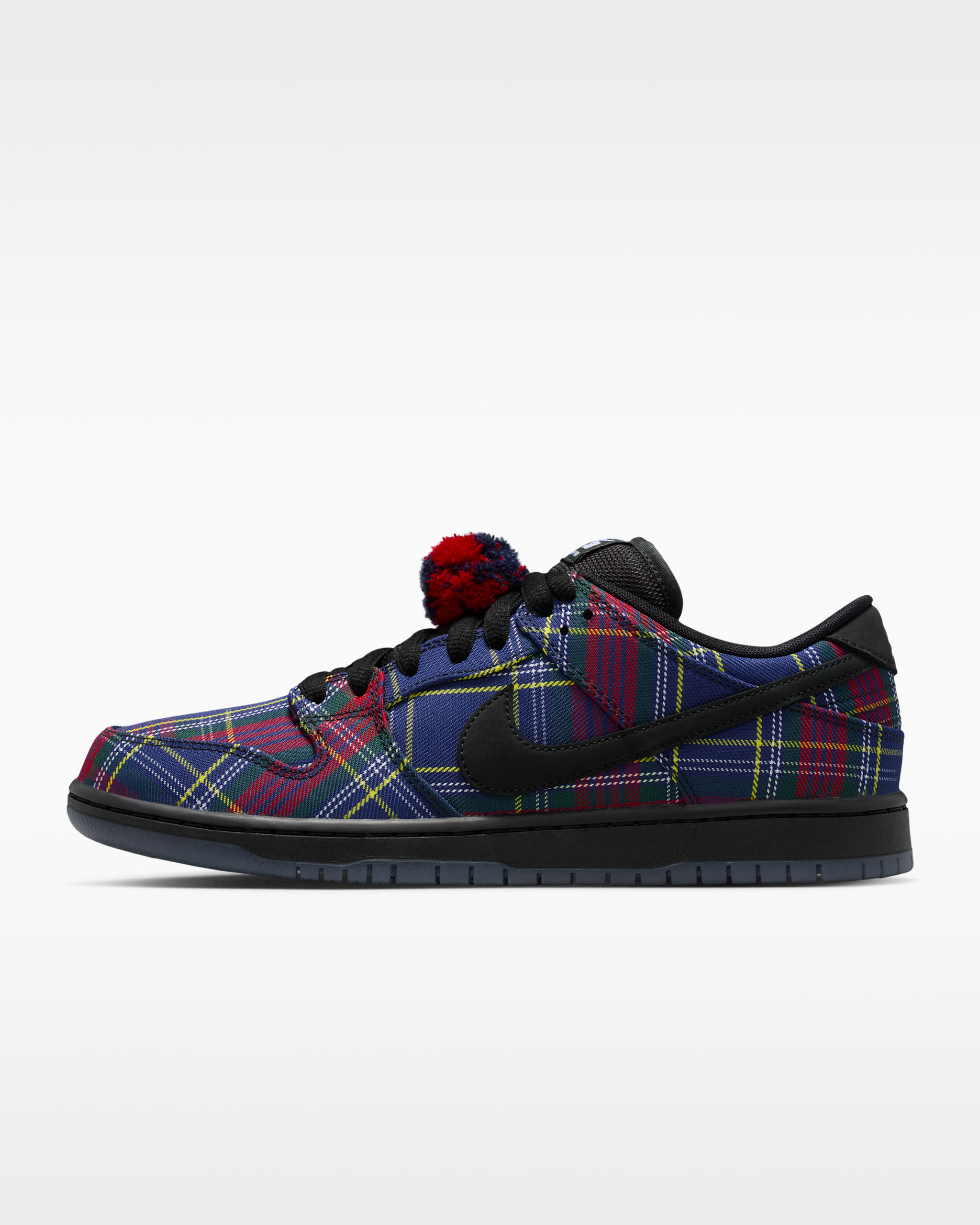 Nike SB Dunk Low Pro Skate Shoes - University Red/Yellow Strike/Deep Royal Blue/Black