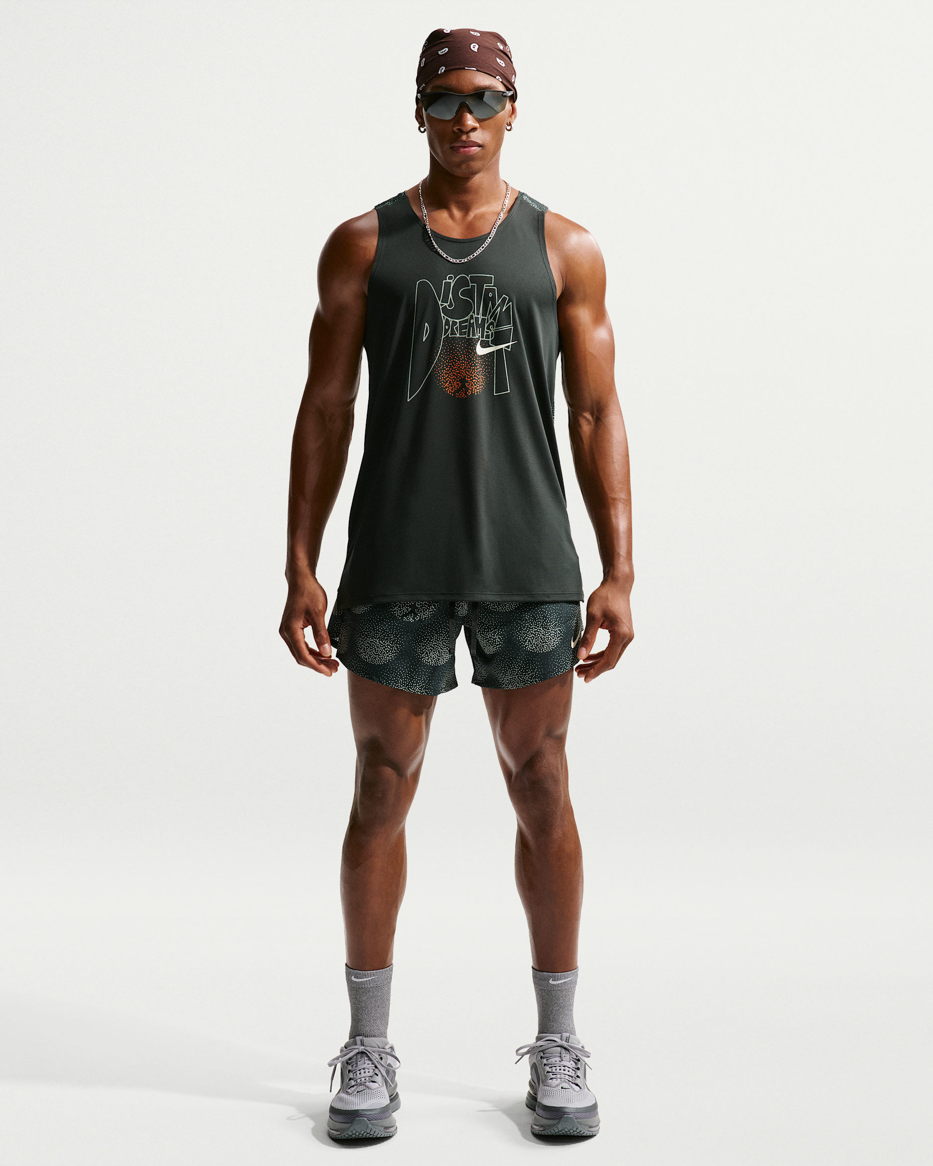 Nike Stride Men's Dri-FIT 5" Brief-Lined Running Shorts - Black Spruce