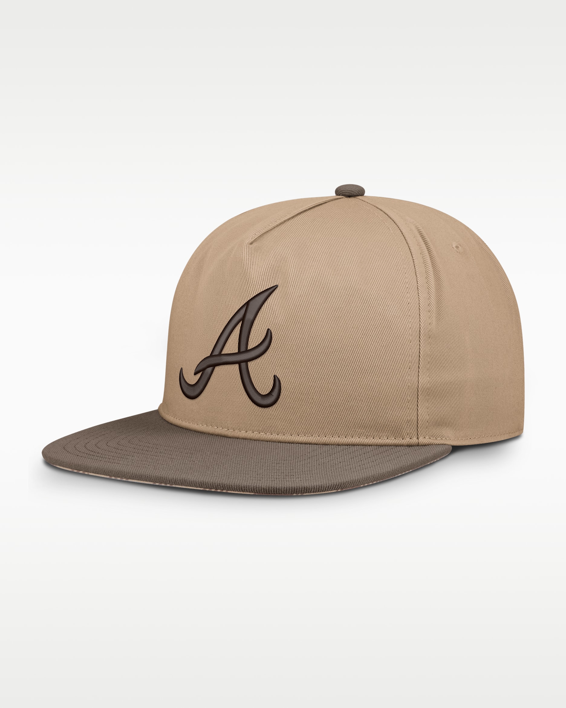 Atlanta Braves Statement Men's Nike MLB Adjustable Hat - Hemp/Mink Brown
