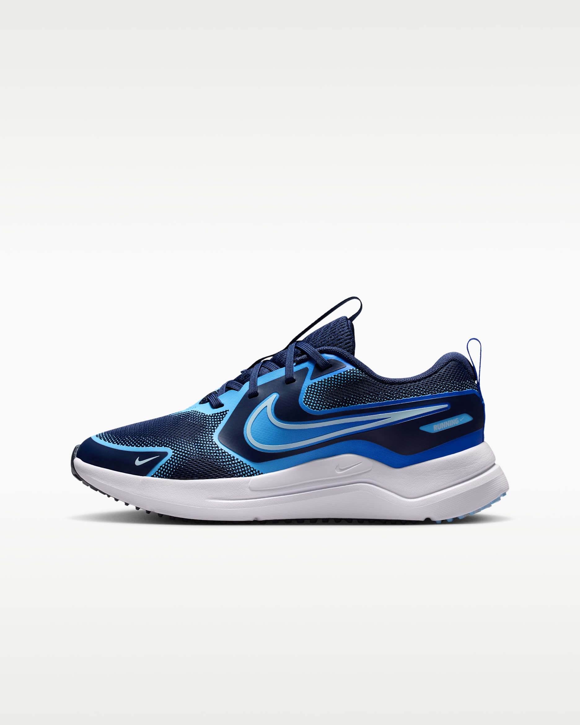Nike Cosmic Runner Big Kids' Shoes - Midnight Navy/Racer Blue/Football Blue/Glacier Blue