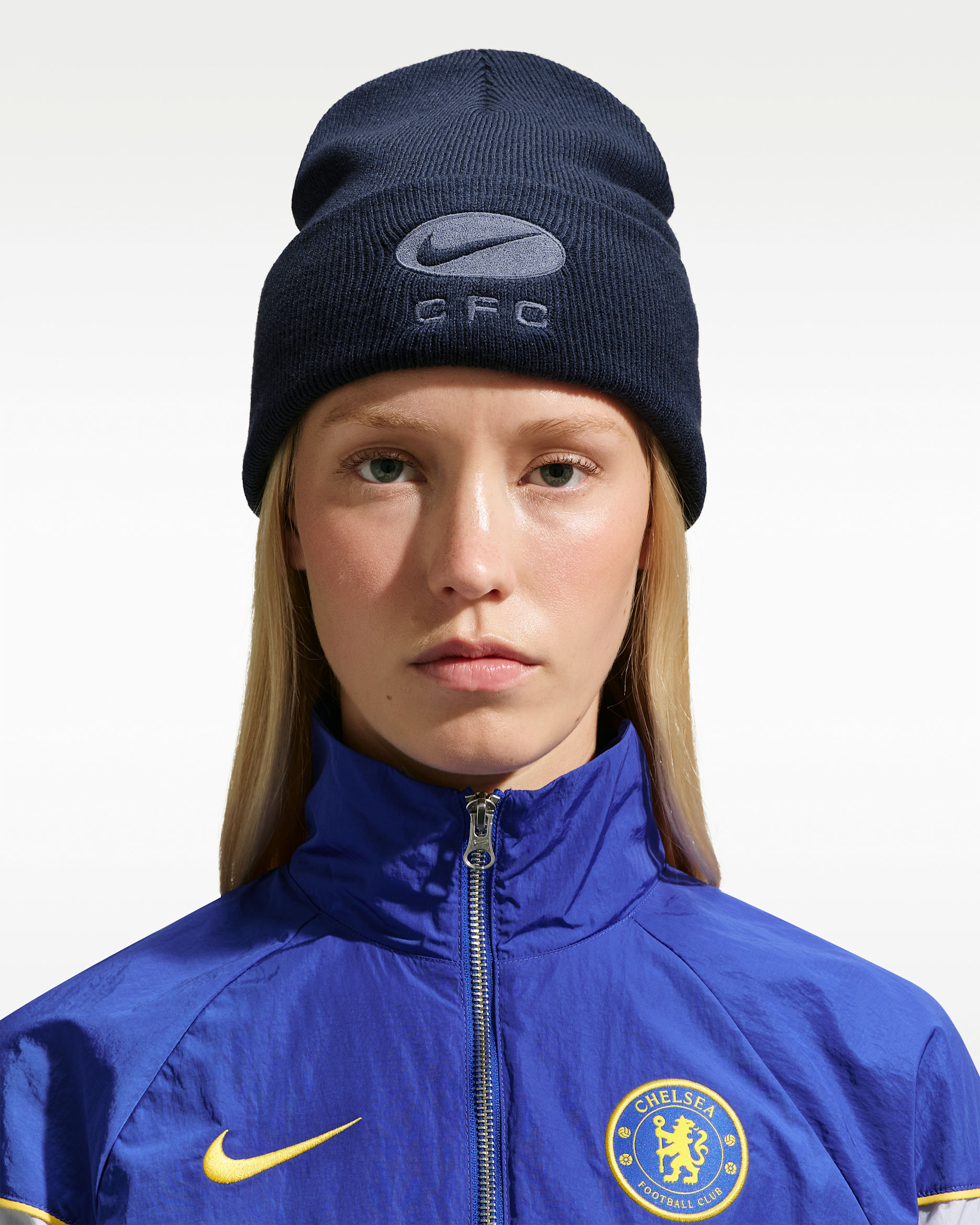 Chelsea U 2026/27 Df Peak Beanie Winter Chrome Pack U Nike Df Peak Beanie Winter Chrome Pack - Blue Eclipse/Blue Eclipse