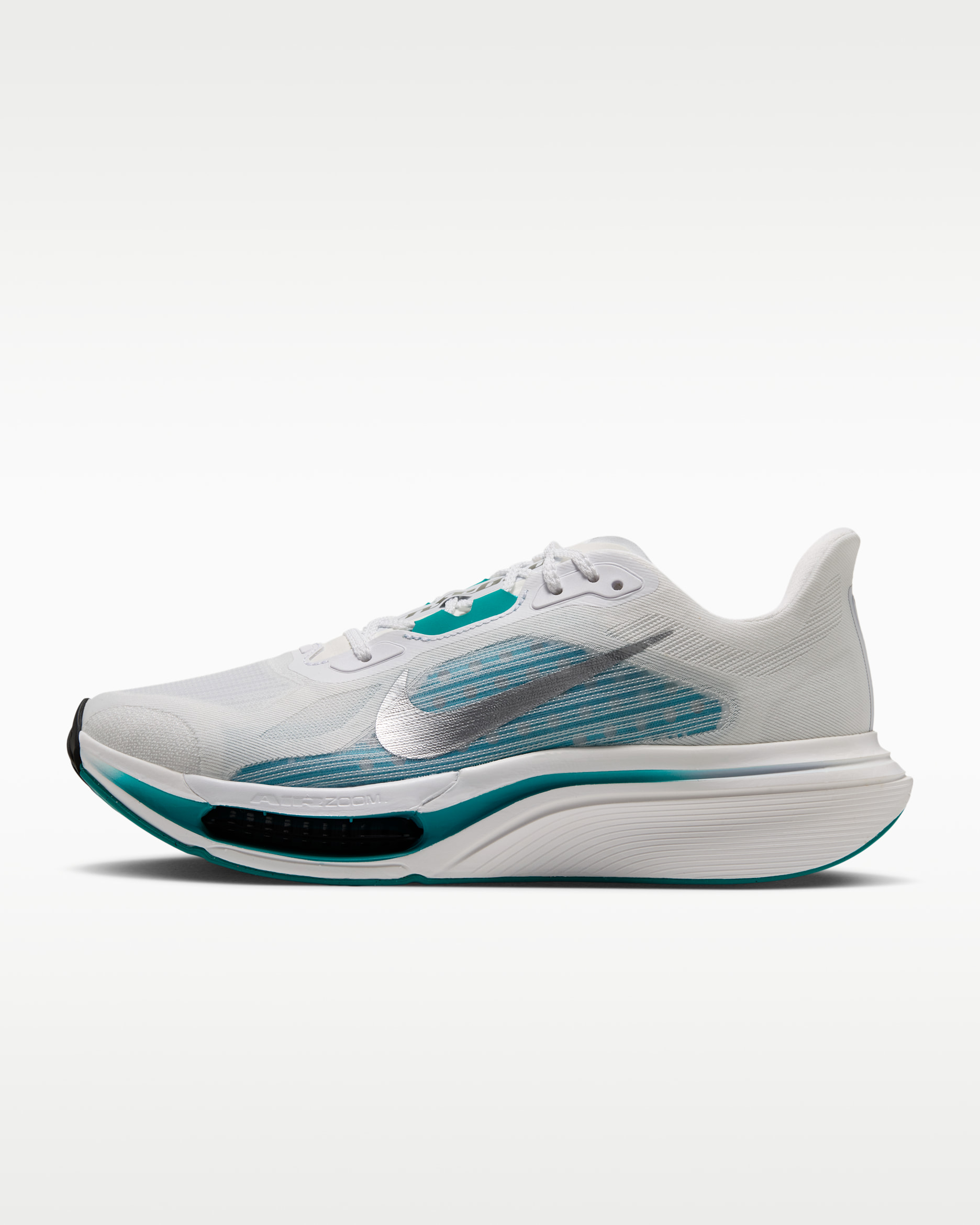 Nike Pegasus Plus 2 Women's Road Running Shoes - White/Energy/Football Grey/Metallic Silver