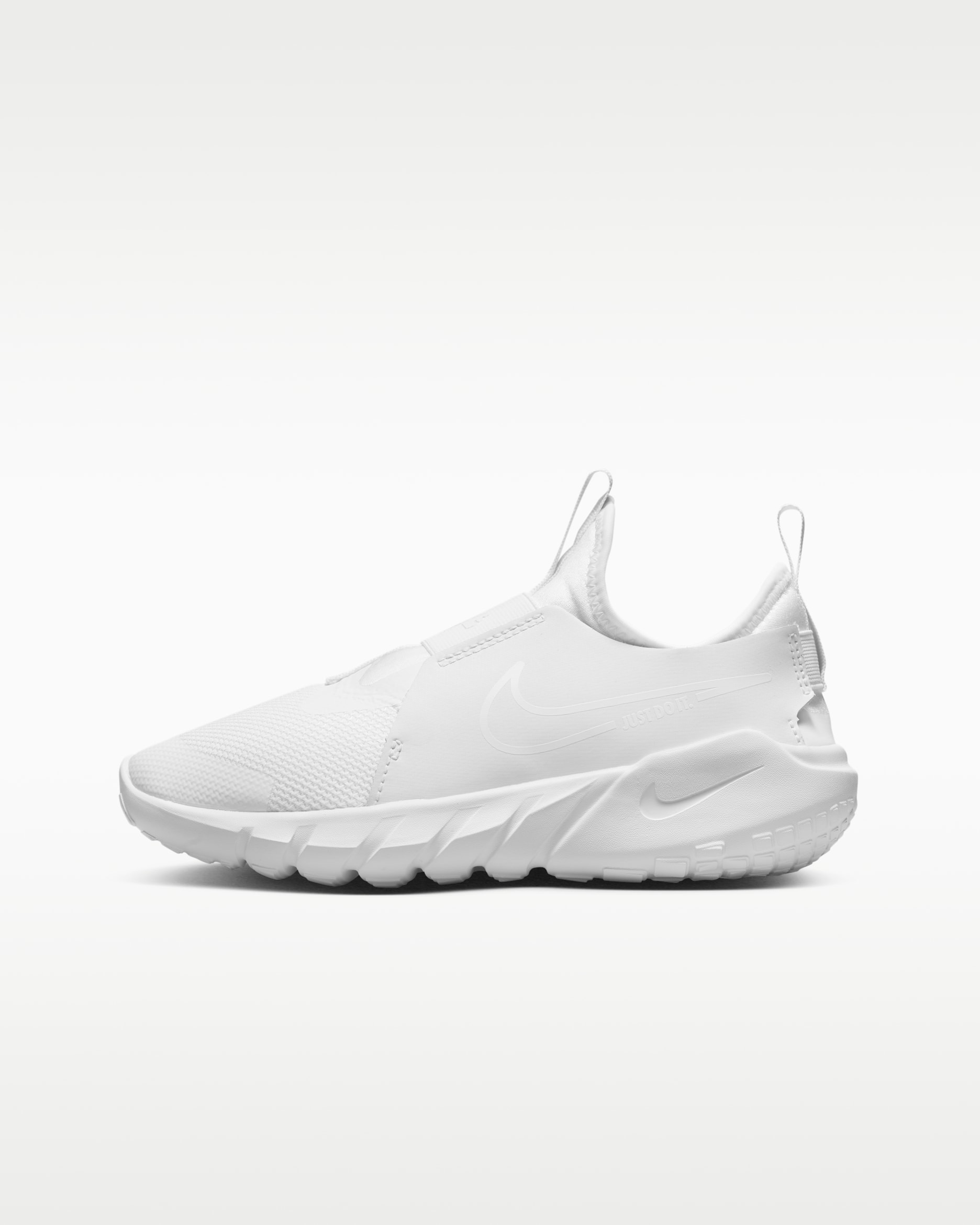 Nike Flex Runner 2 Big Kids' Road Running Shoes - White/White