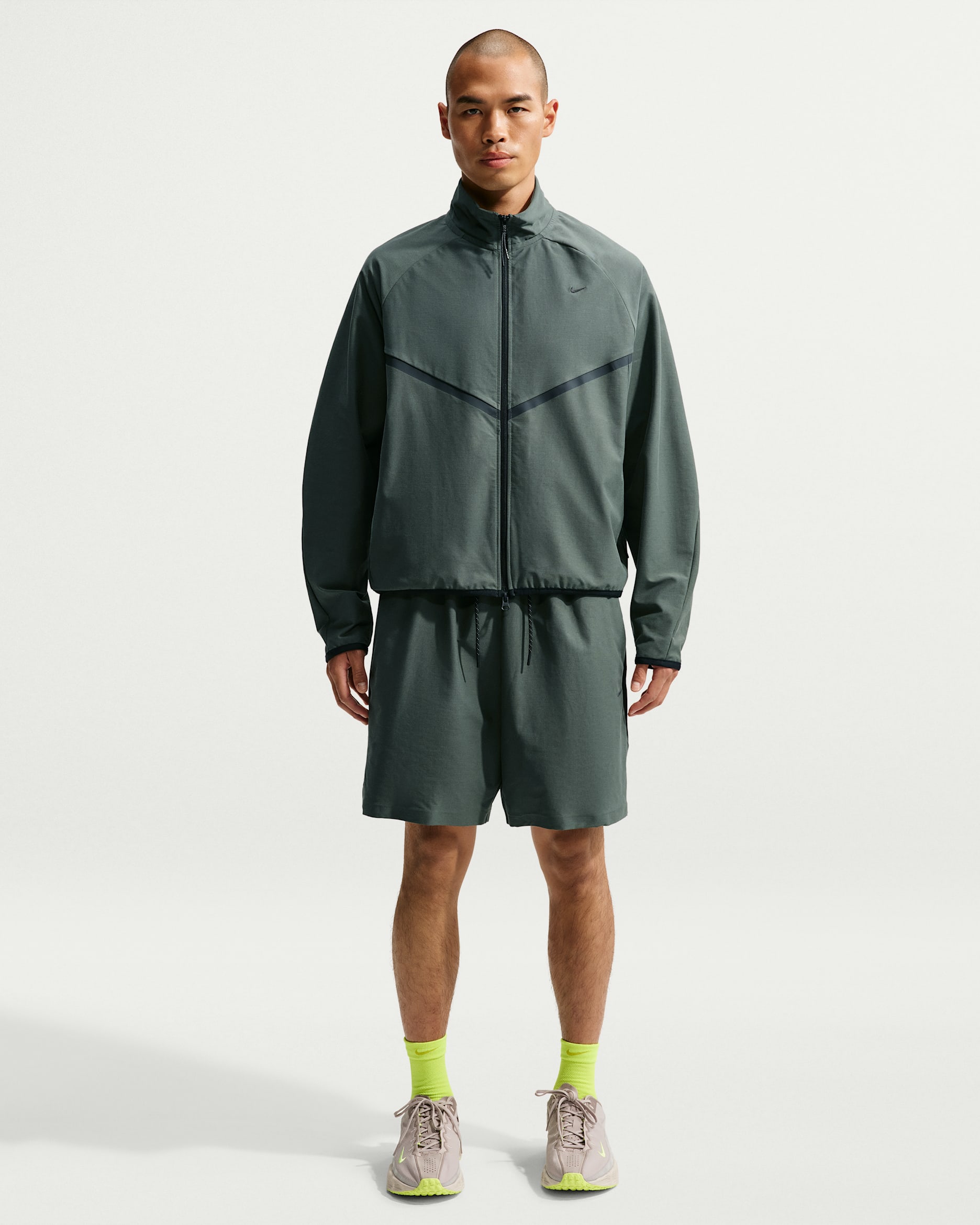Shorts de tejido Knit Dri-FIT Shori para hombre Nike Tech - Verde camuflaje/Negro