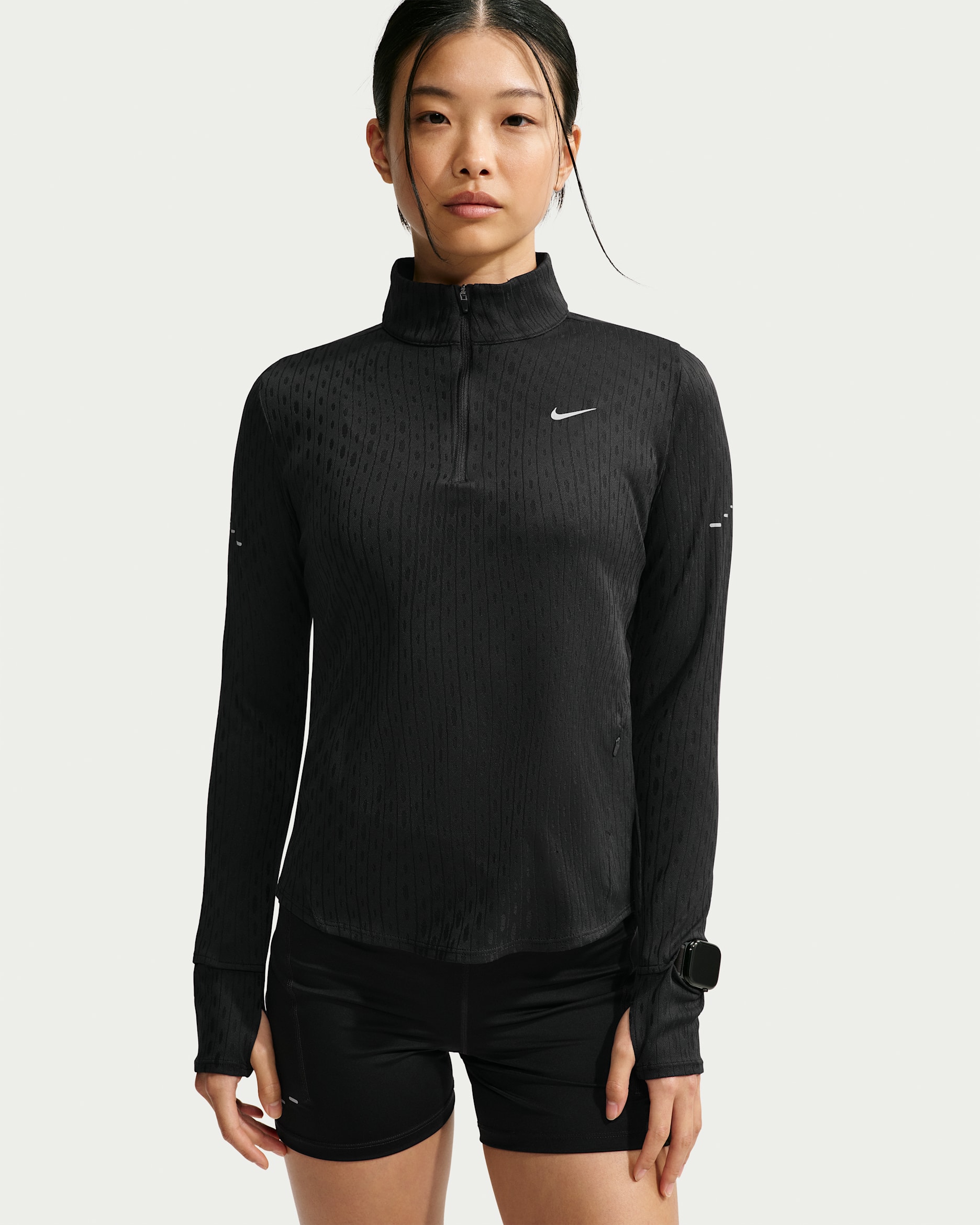 Nike Swift Women's Aero-FIT 1/4-Zip Running Top - Black