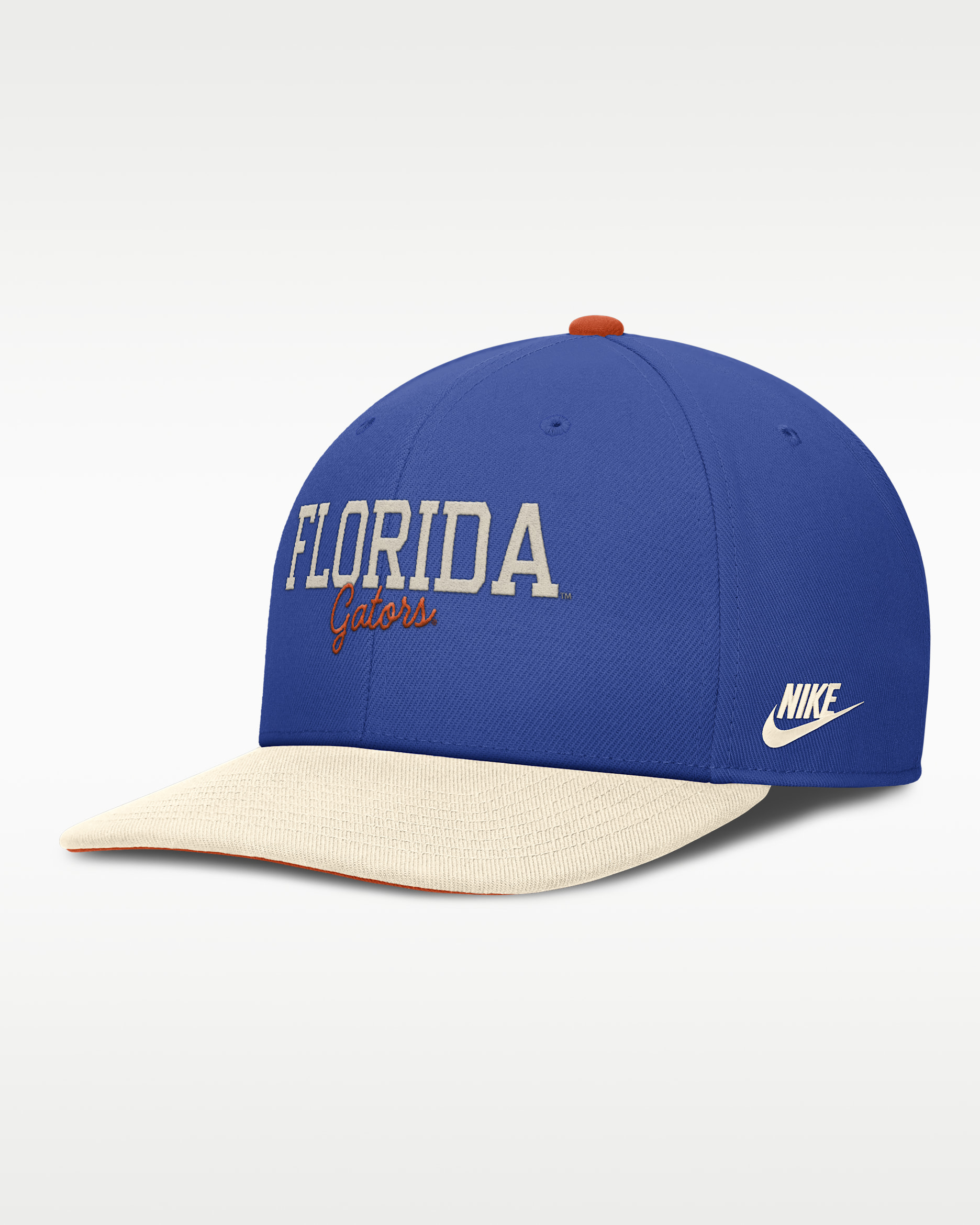 Florida Legacy Script Men's Nike Dri-FIT College Adjustable Hat - Orange