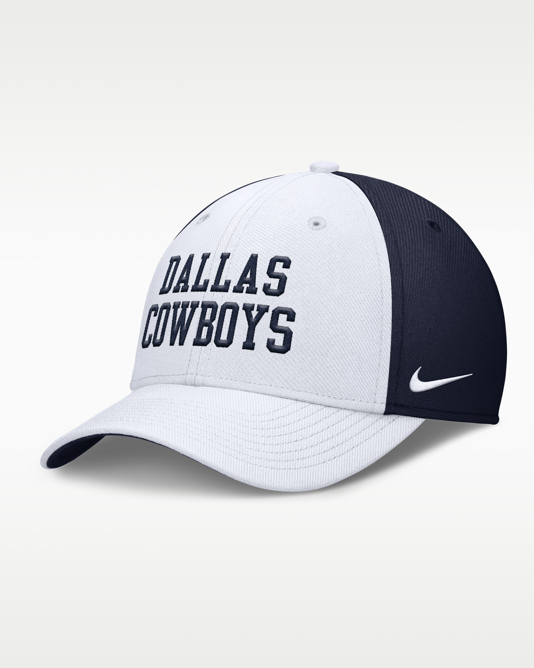 Dallas Cowboys Rise Swoosh Men's Nike Dri-FIT NFL Hat - Navy