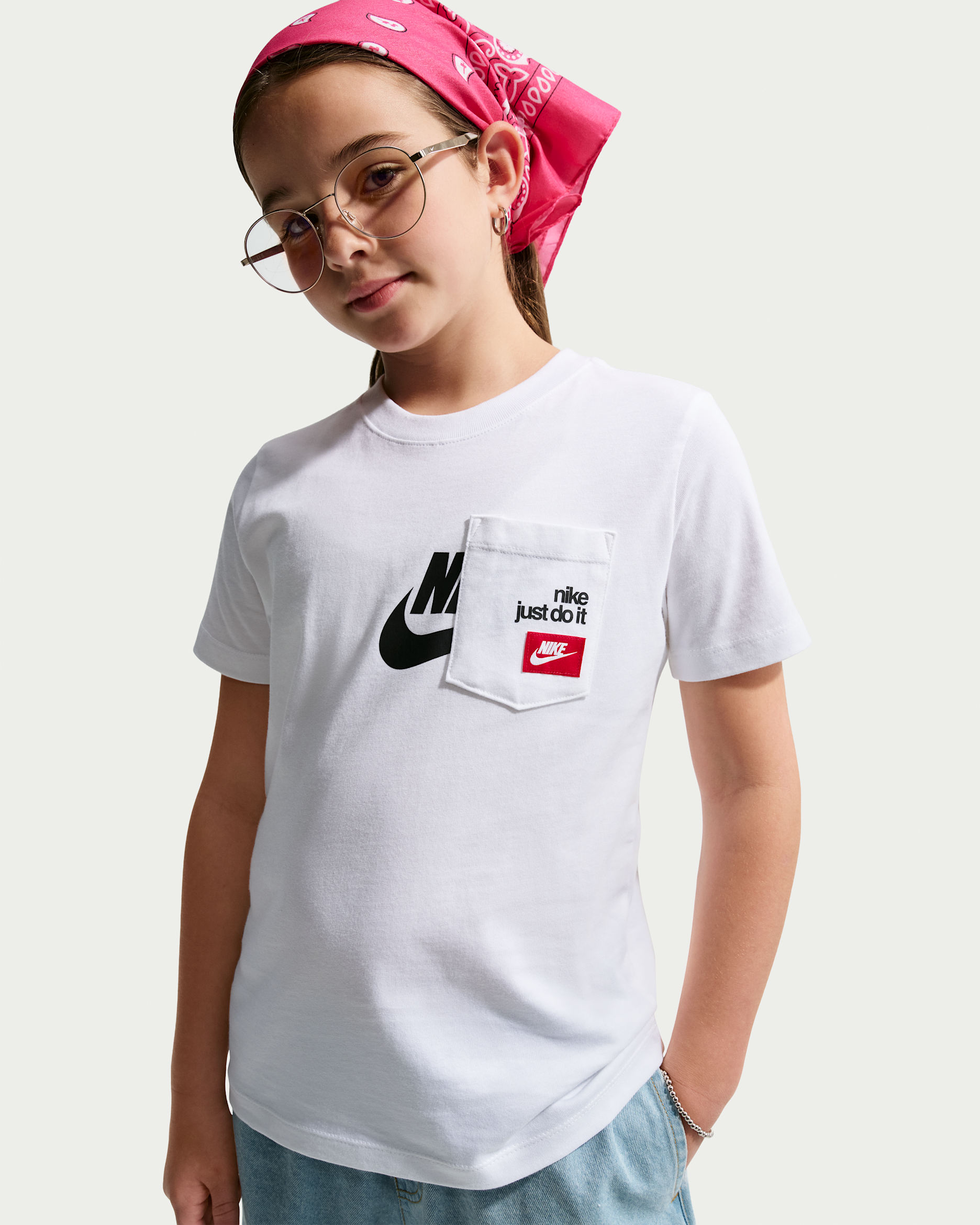 Nike Sportswear Big Kids' T-Shirt - White