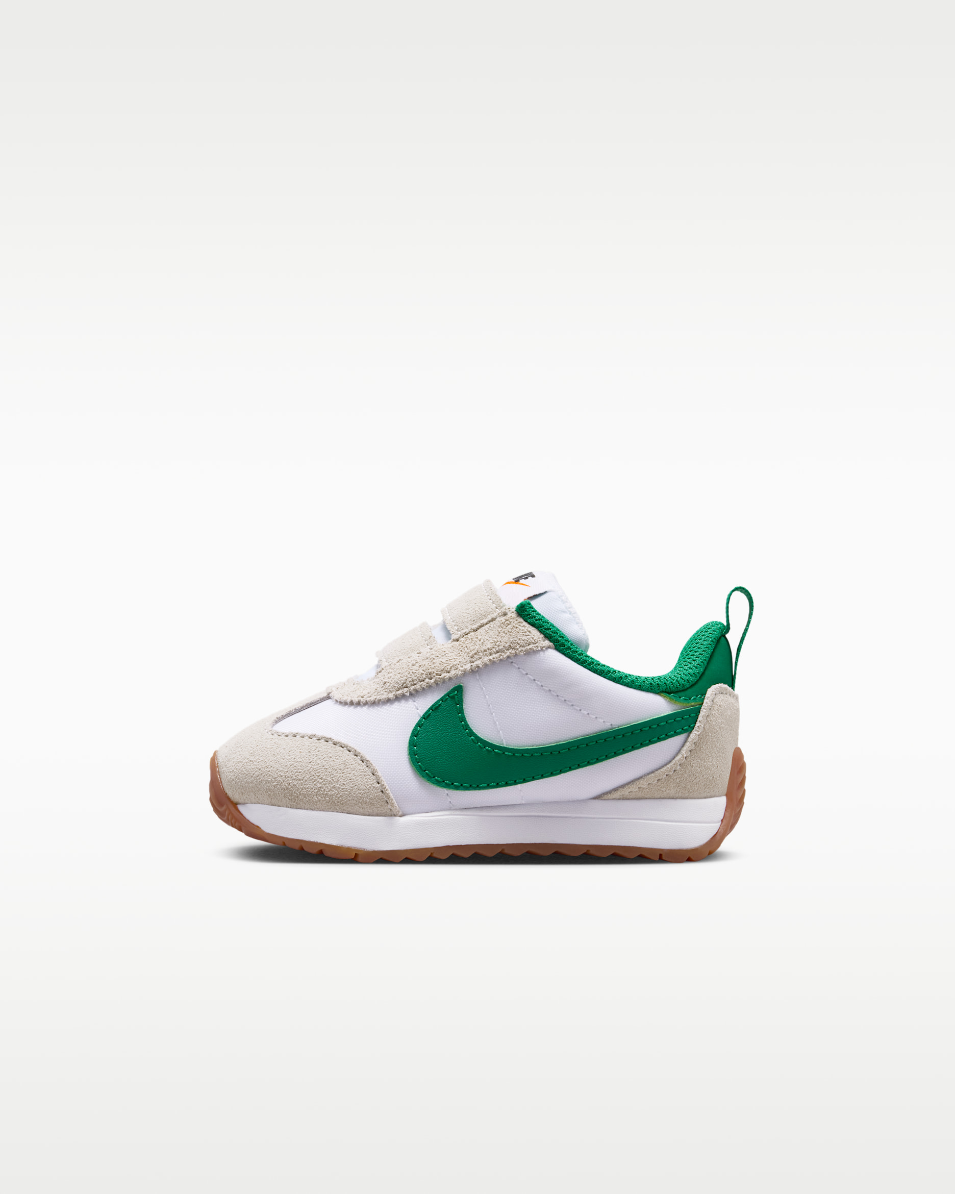 Tenis para bebé e infantil Nike Pacific - Blanco/Plata claro/Marrón medio goma/Malaquita