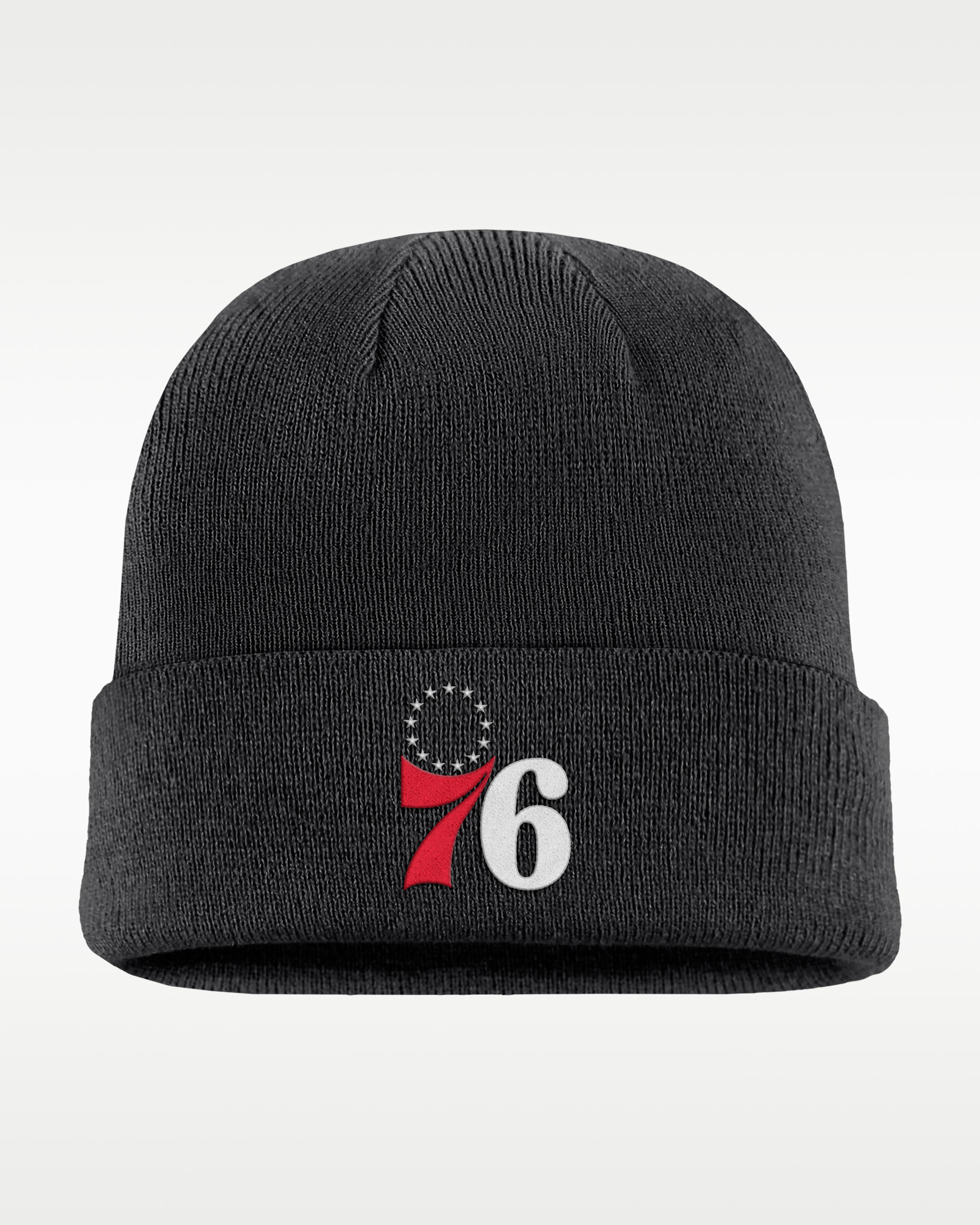 Philadelphia 76ers Peak Nike Hardwood Classics Beanie - Black