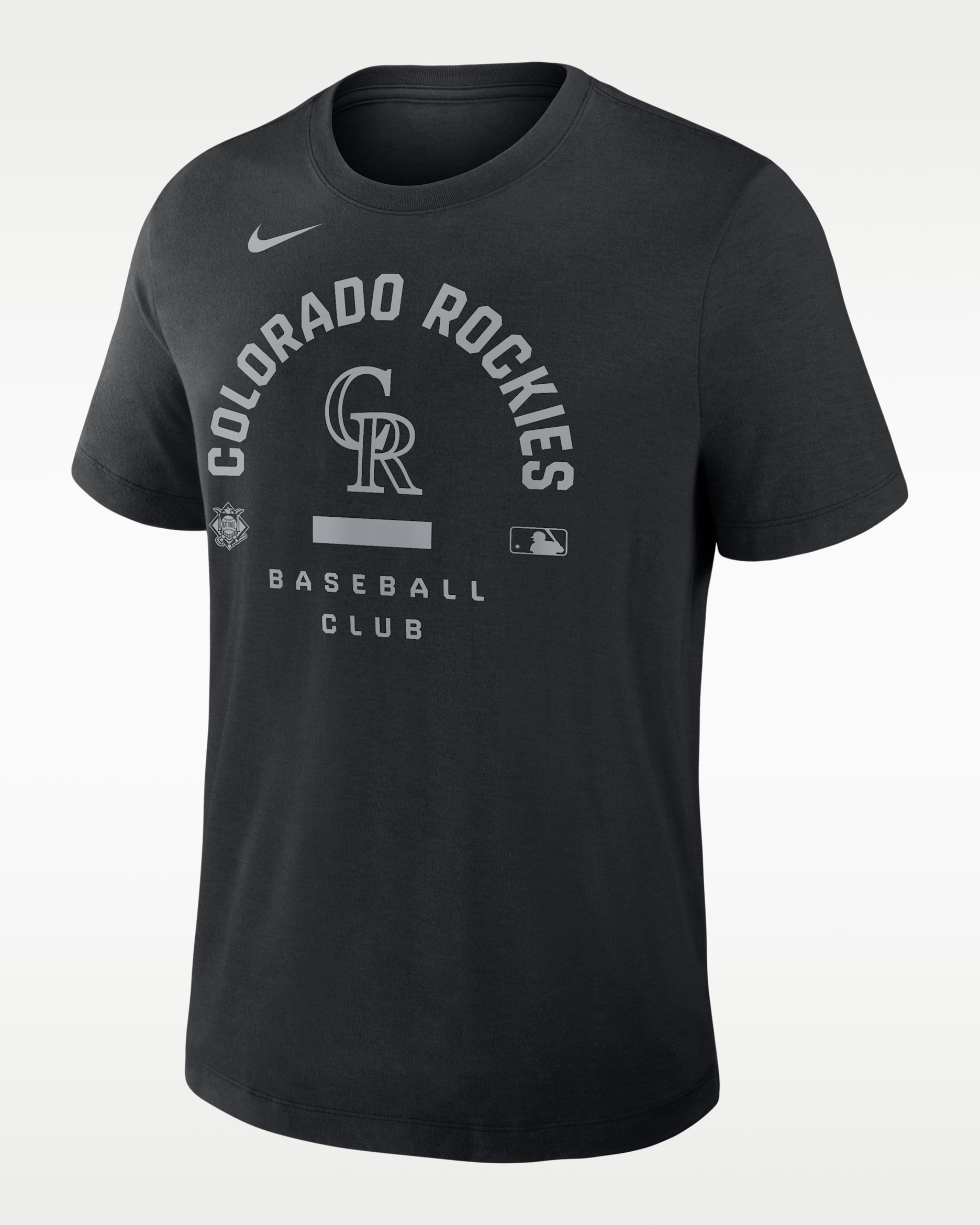 Colorado Rockies Authentic Collection Early Work Men's Nike Dri-FIT MLB T-Shirt - Black