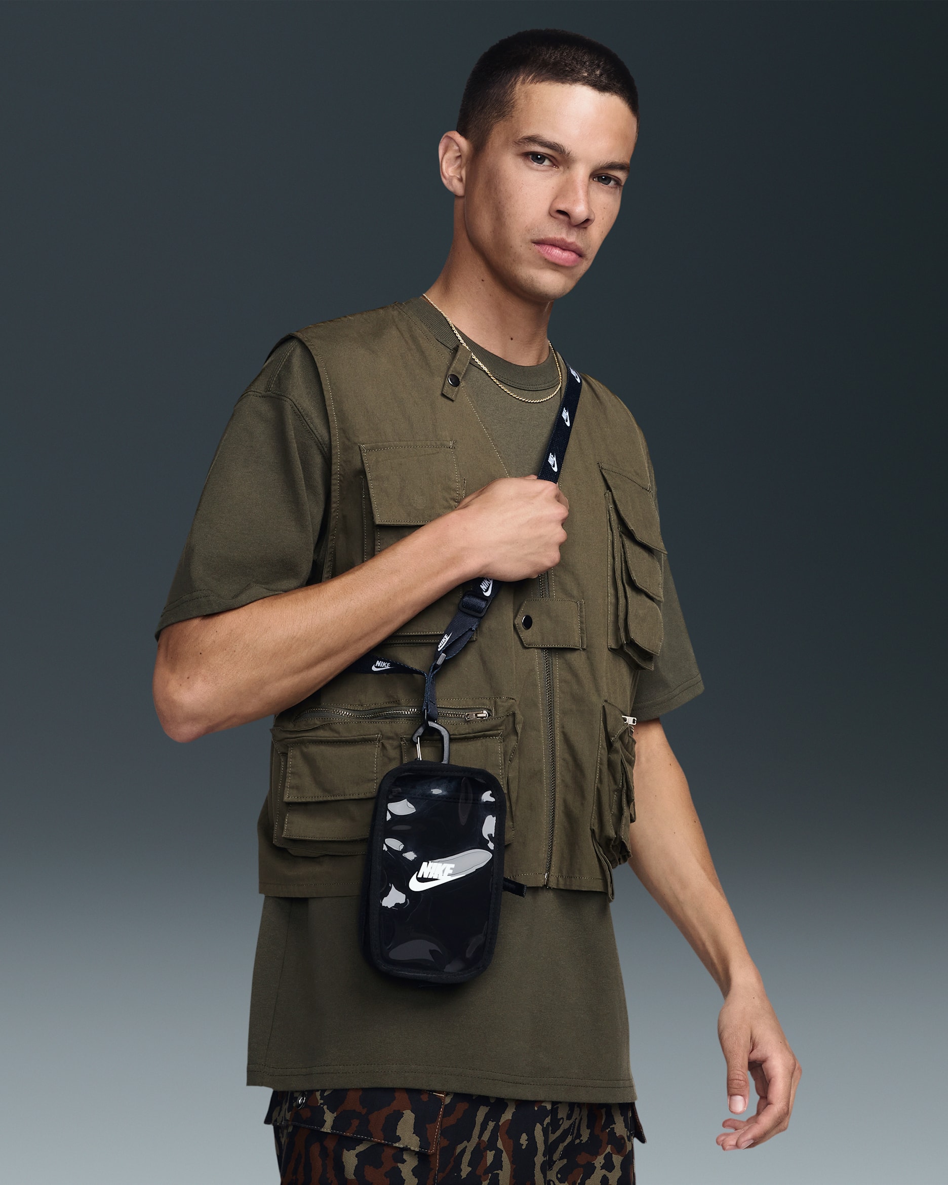 Bolsa para teléfono Nike Club - Negro/Blanco/Blanco