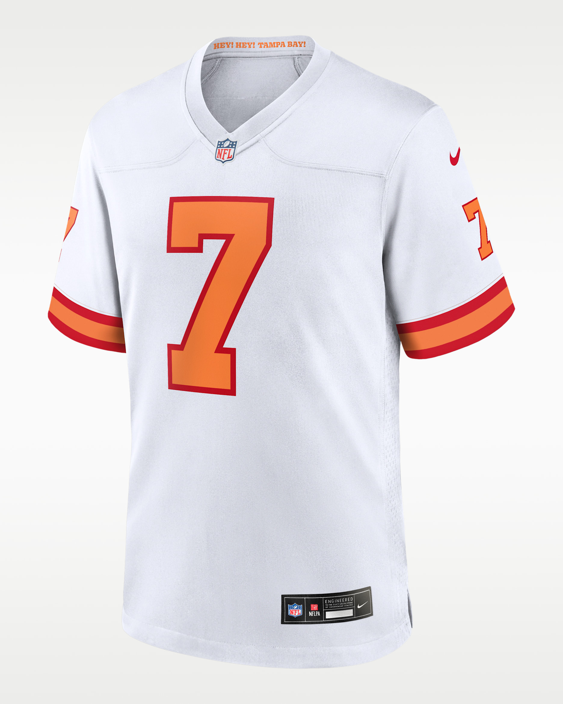 Bucky Irving Tampa Bay Buccaneers Men's Nike NFL Game Jersey - White