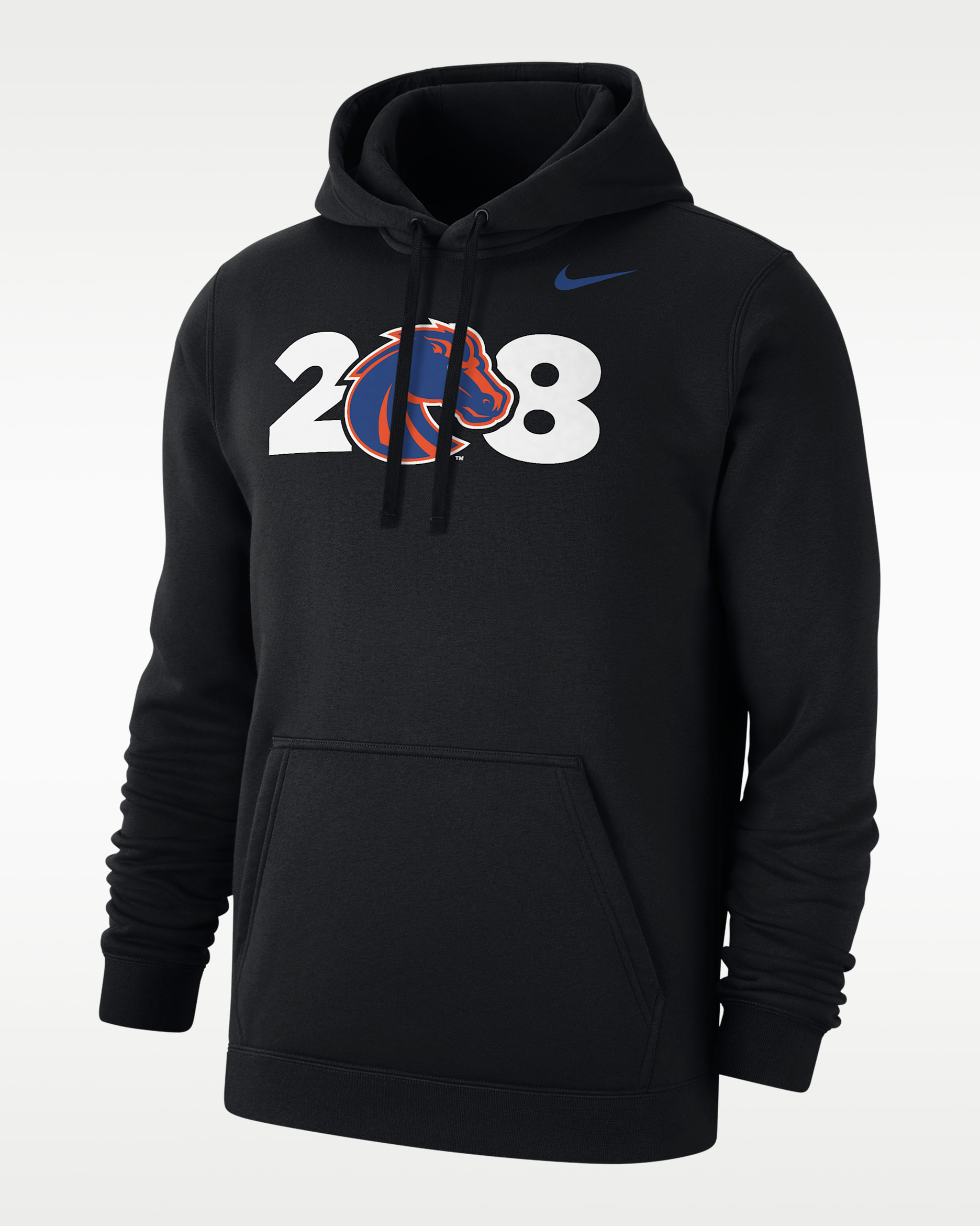 Nike Club Fleece Men's Football Pullover Hoodie - Black