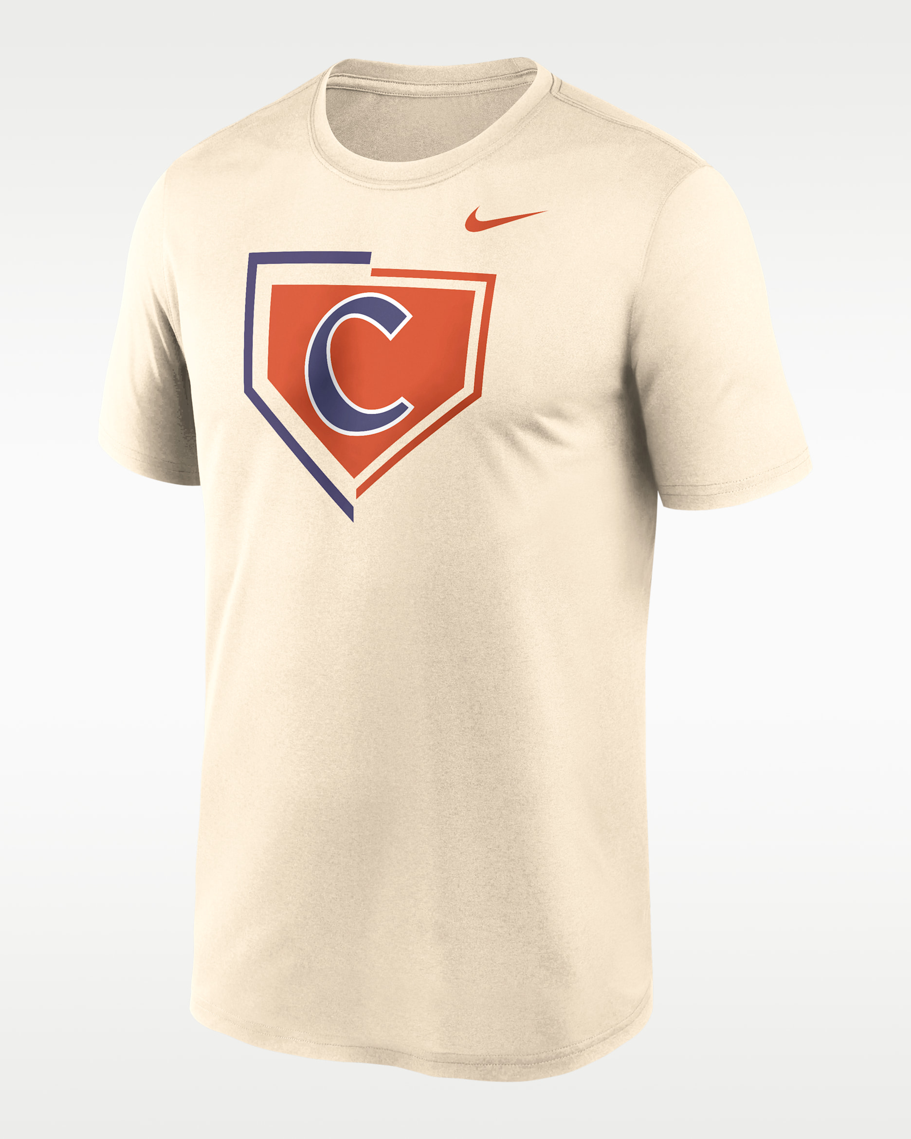 Clemson Primetime Baseball Icon Legend Men's Nike Dri-FIT College T-Shirt - Natural