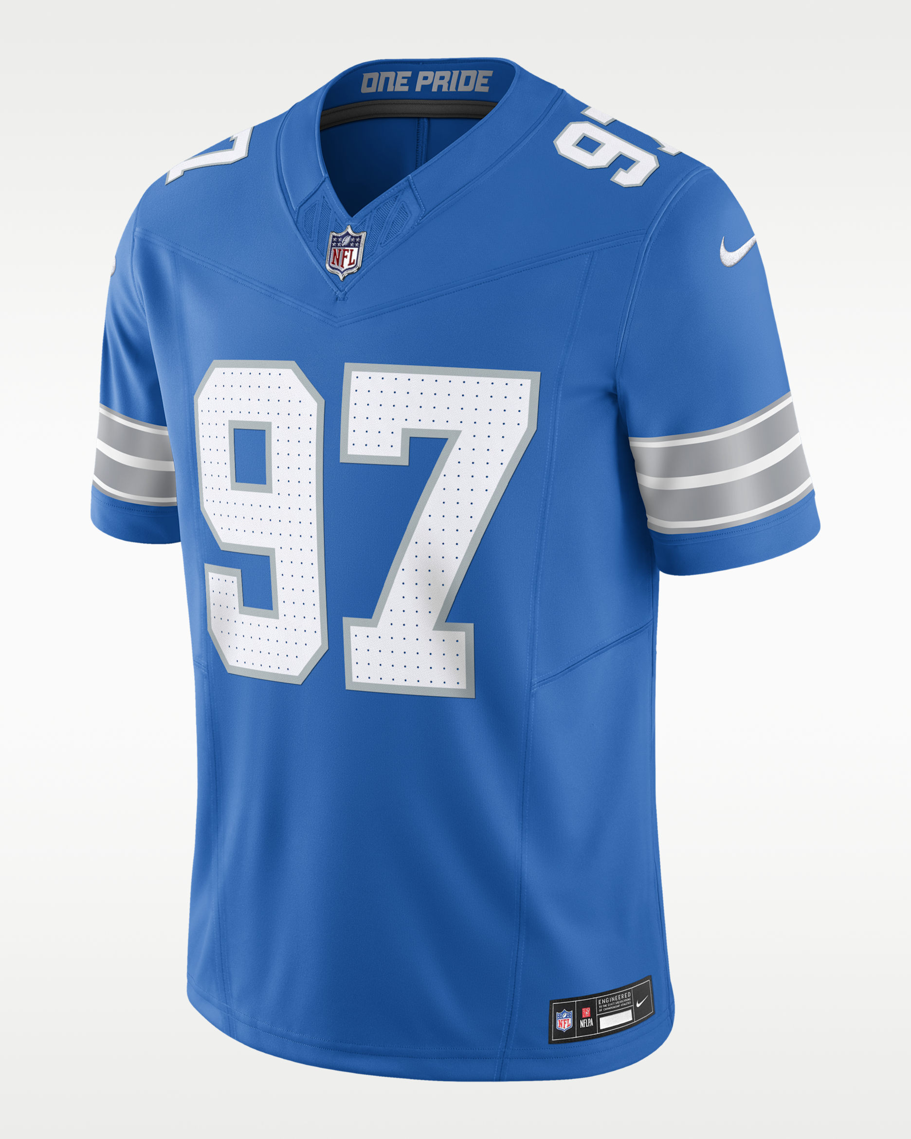 Aidan Hutchinson Detroit Lions Men's Nike Dri-FIT NFL Limited Football Jersey - Blue