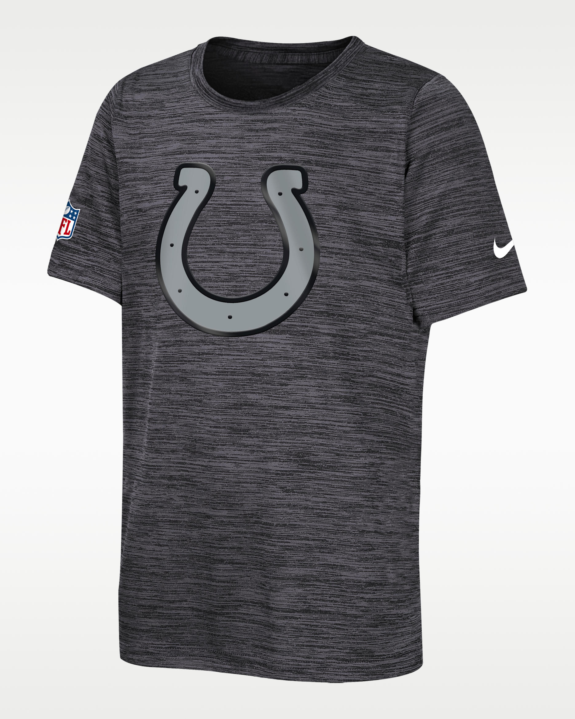 Indianapolis Colts Rivalries Collection Sideline Velocity Big Kids' Nike Dri-FIT NFL T-Shirt - Black