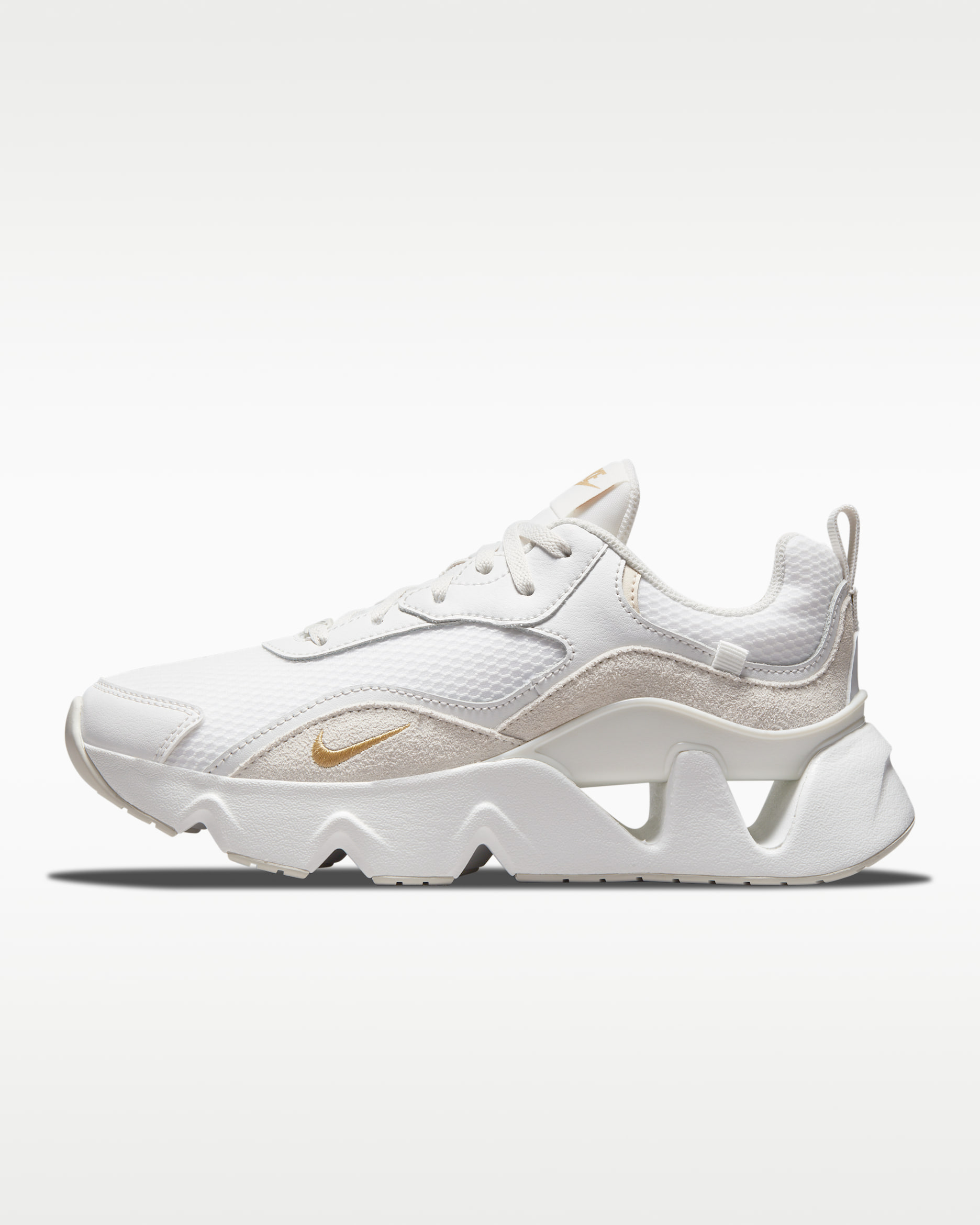 รองเท้าผู้หญิง Nike Ryz 365 2 - Summit White/Light Bone/Pearl White/Metallic Gold