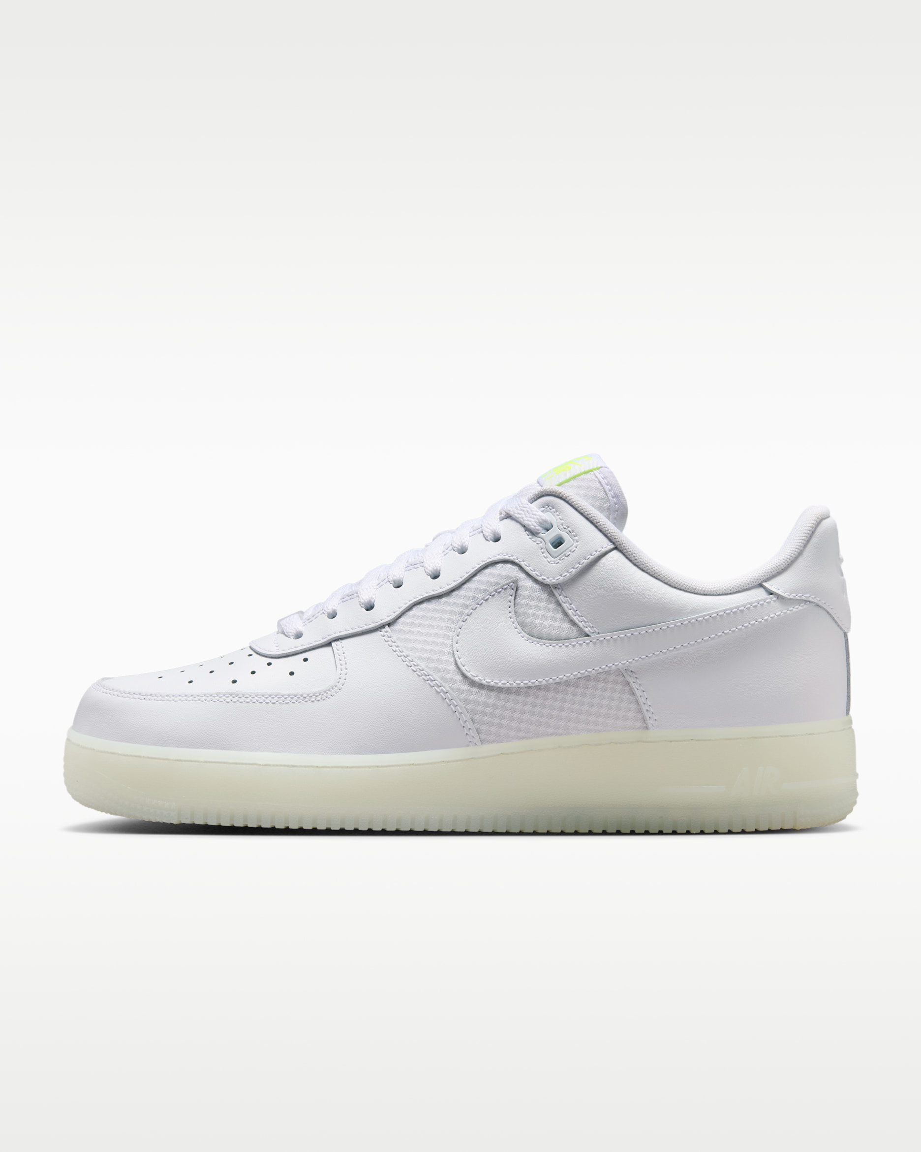 Nike Air Force 1 '07 LV8 Men's Shoes - White/Volt/White