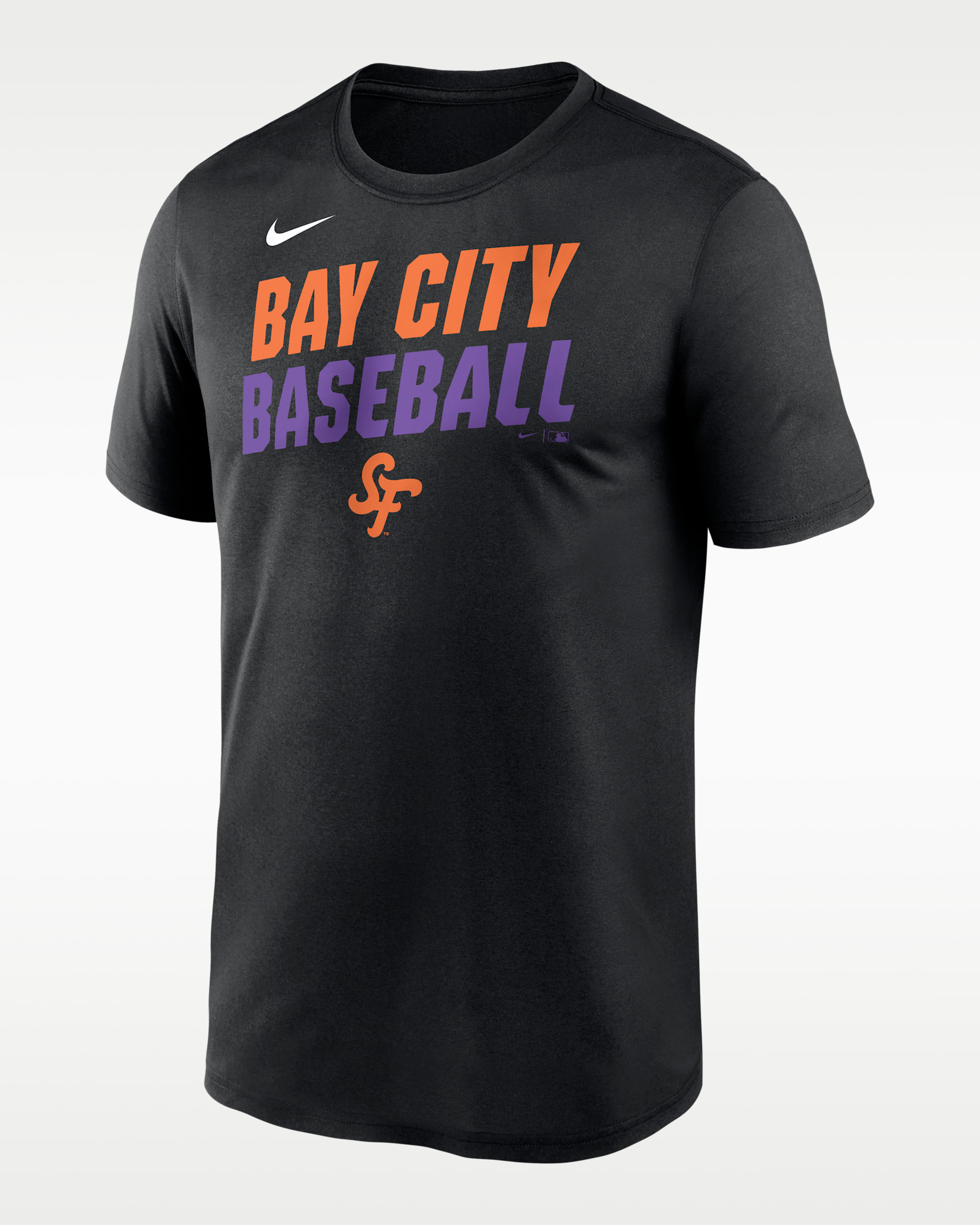 San Francisco Giants City Connect Team Phrase Script Men's Nike Dri-FIT MLB T-Shirt - Black