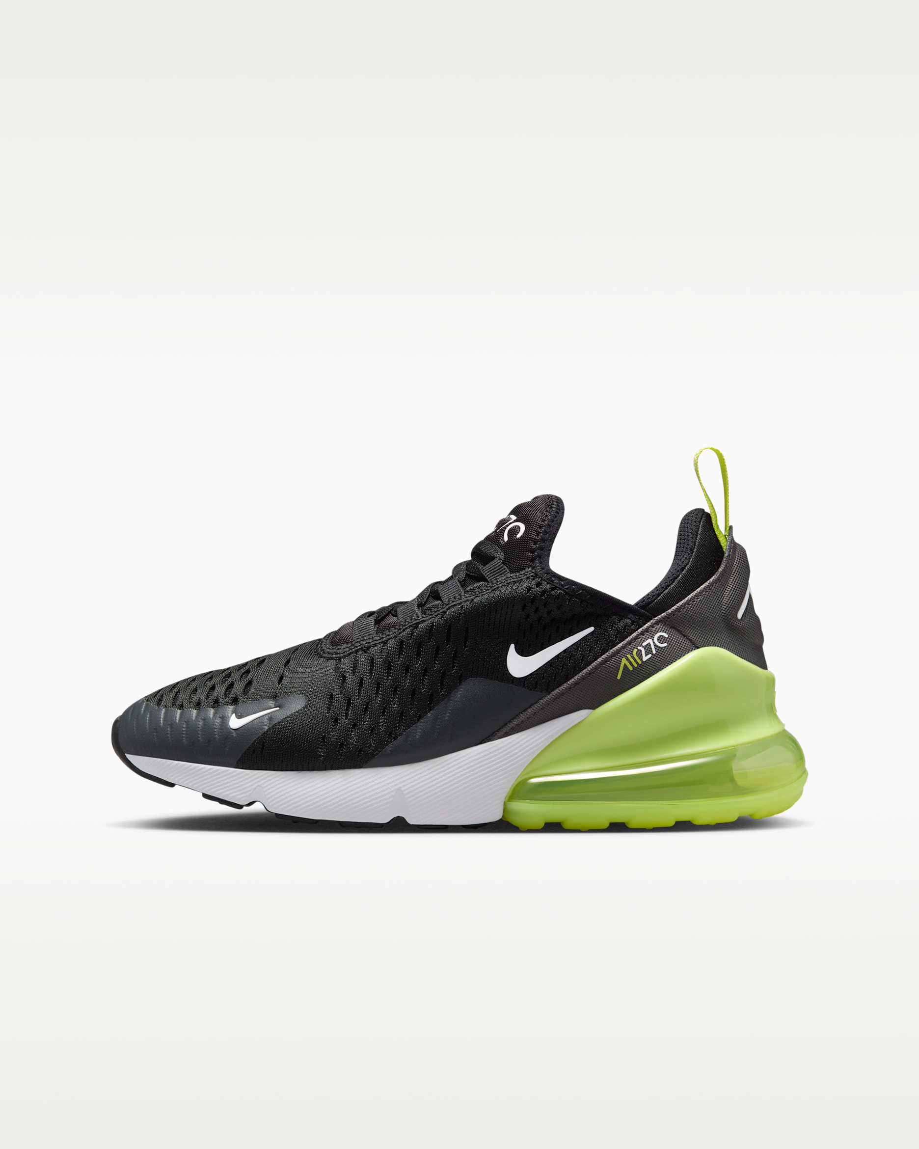 Nike Air Max 270 Big Kids' Shoes - Light Lemon Twist/Black/Anthracite/White