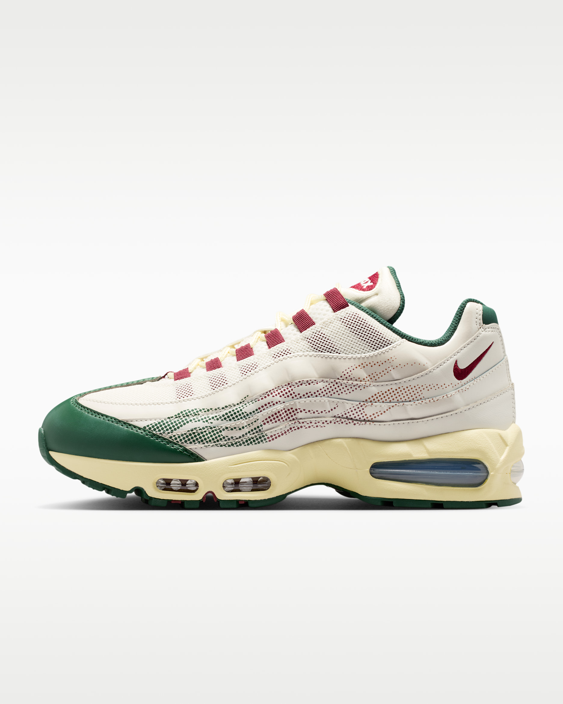 Nike Air Max 95 "Big Bubble" SE 男鞋 - Phantom/Fir/Alabaster/Team Red