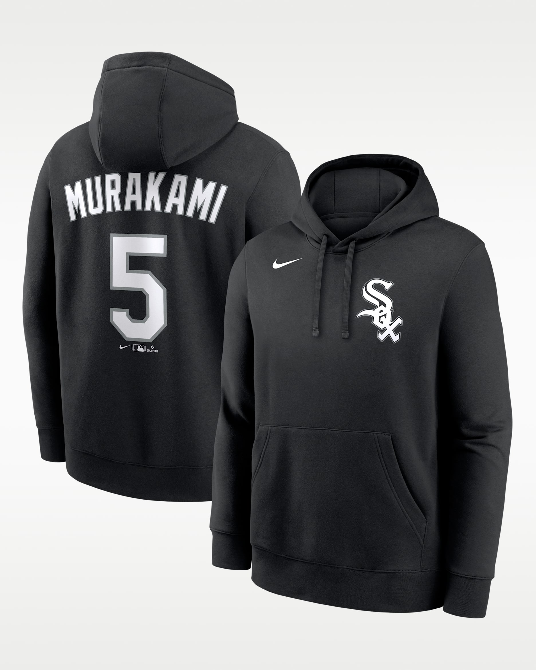Munetaka Murakami Chicago White Sox Club Men's Nike MLB Pullover Hoodie - Black