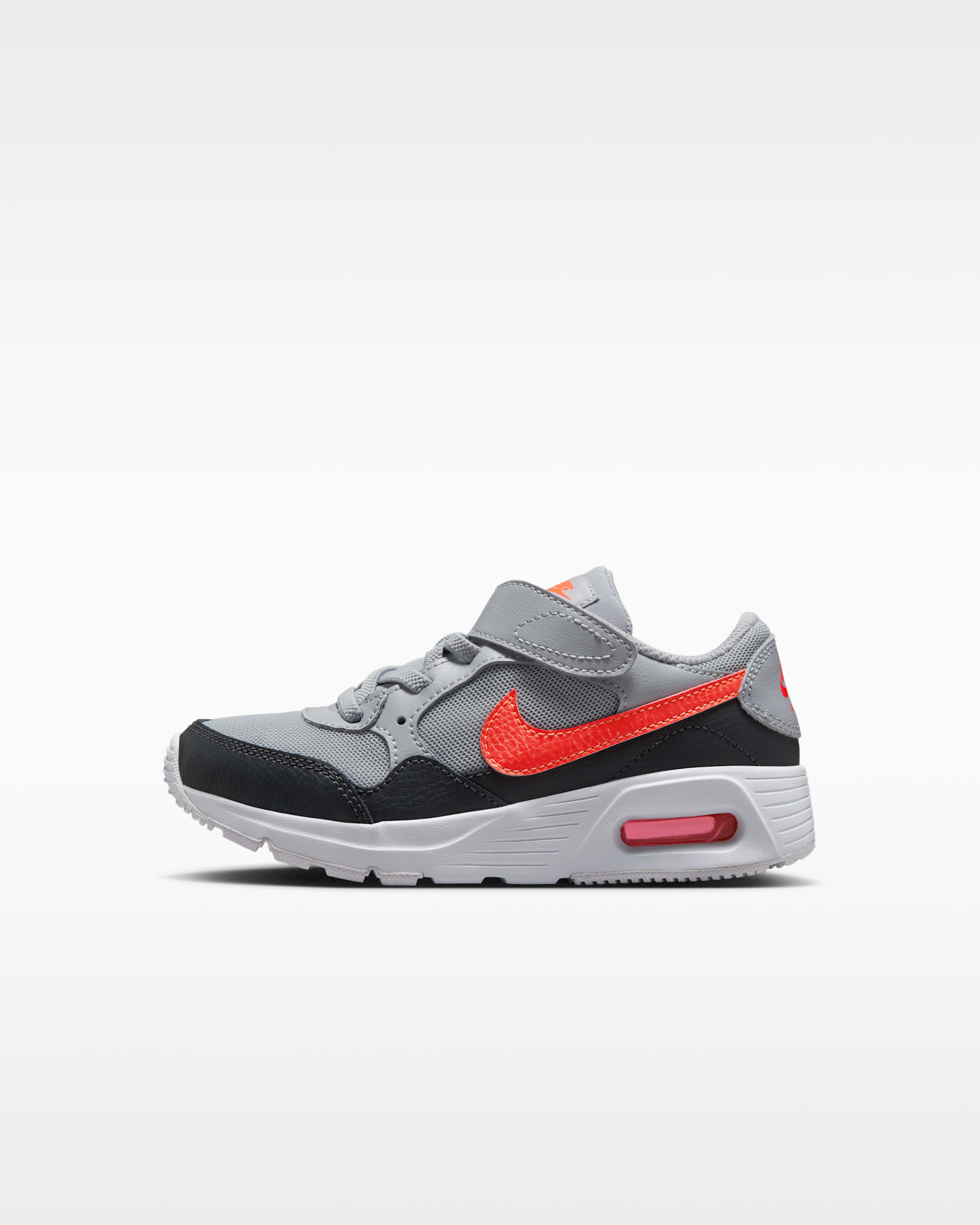 Nike Air Max SC Younger Kids' Shoes - Wolf Grey/Anthracite/White/Bright Crimson