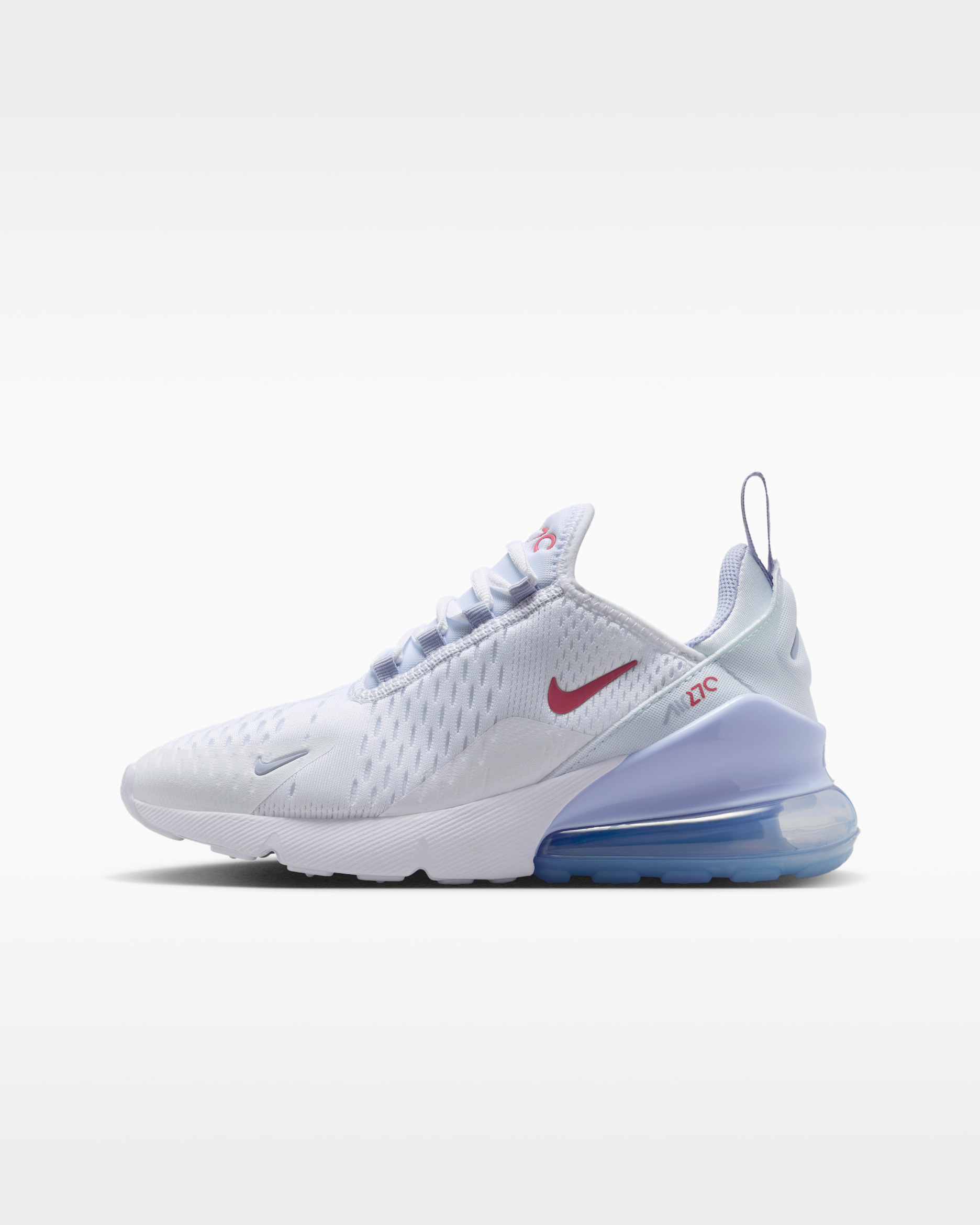 Nike Air Max 270 Big Kids' Shoes - White/Ghost/Peony