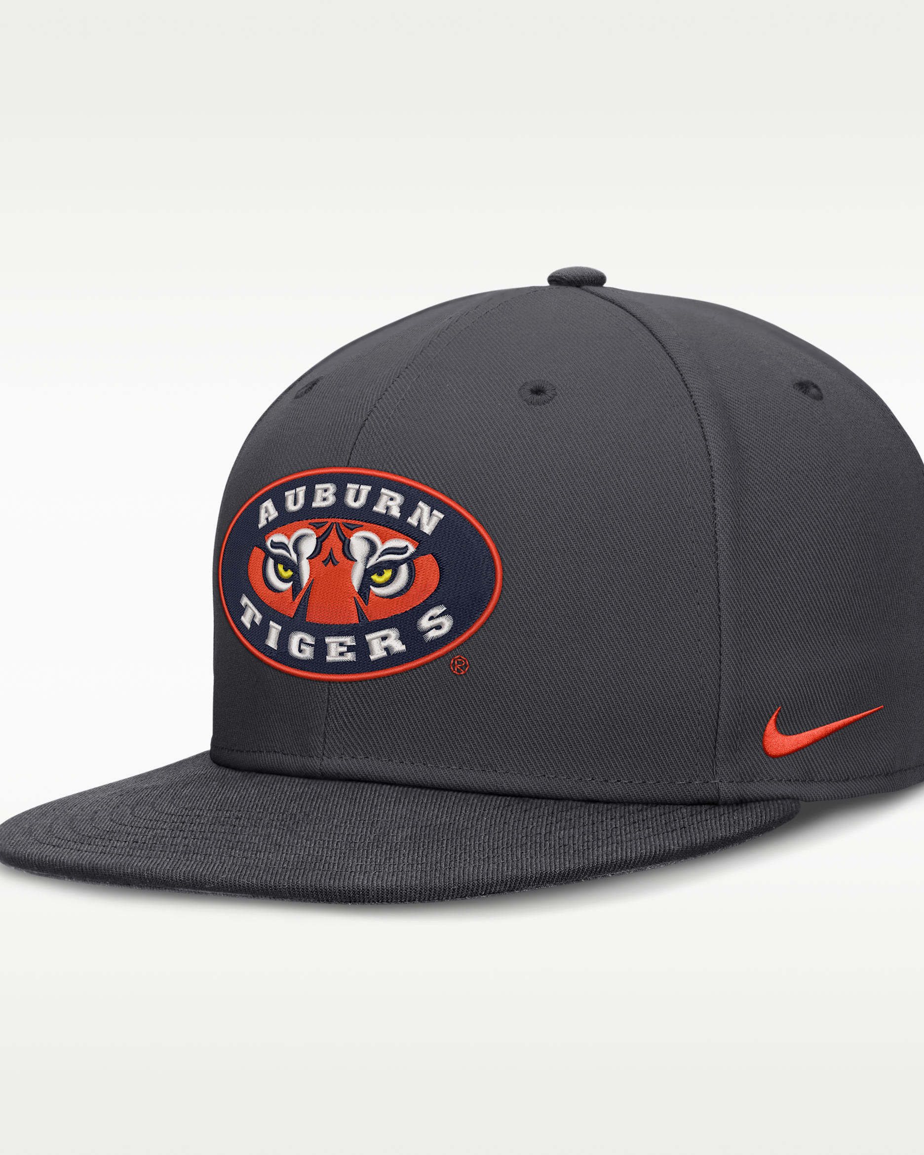 Auburn Pro Men's Nike Dri-FIT College Fitted Hat - Anthracite