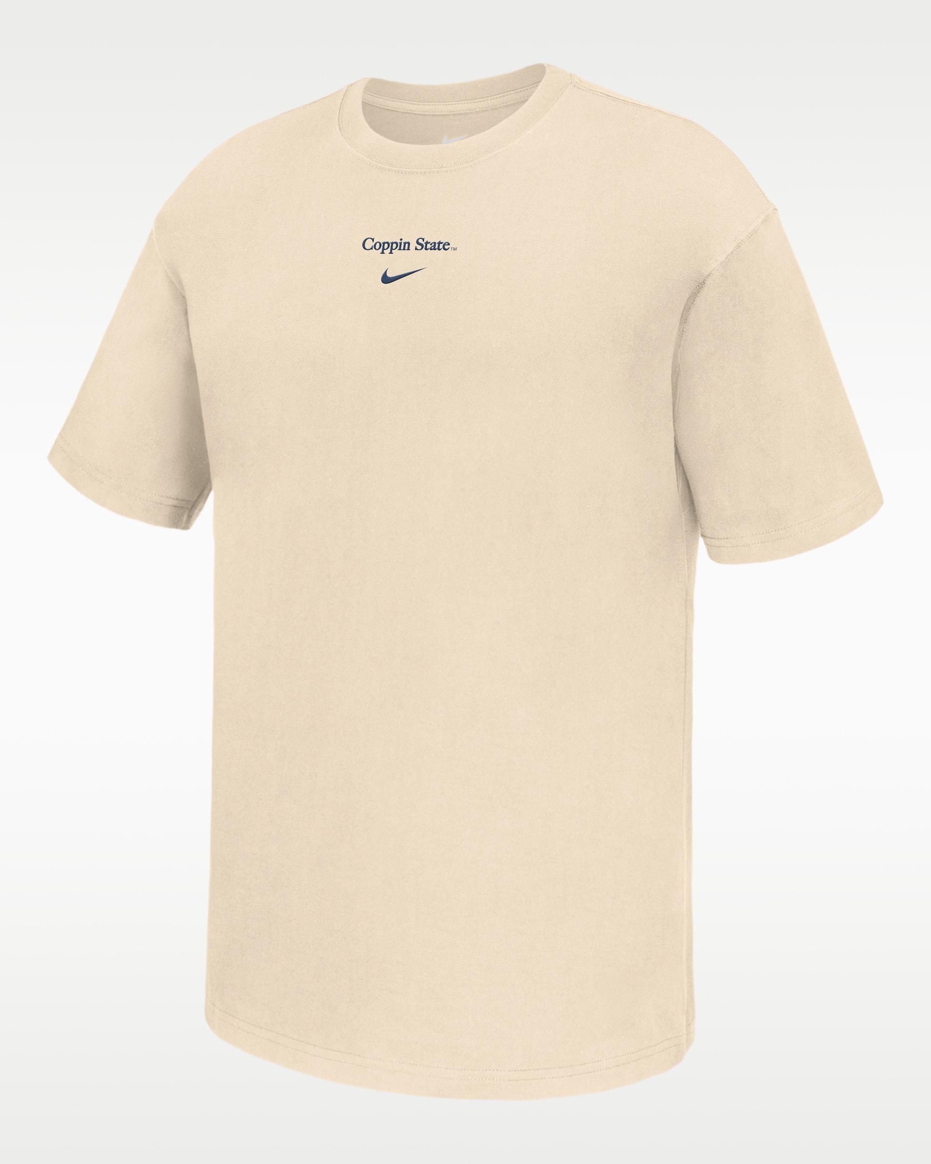 Playera de manga corta para hombre Nike College (Coppin State University) - Natural