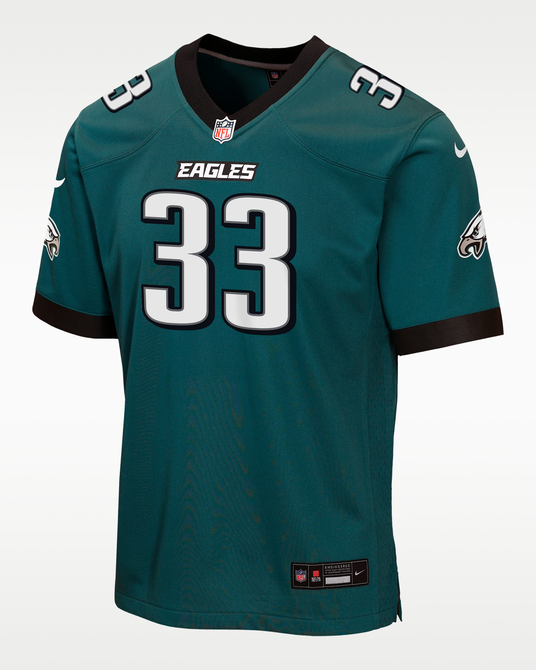 Cooper Djean Philadelphia Eagles Big Kids' Game Jersey - Green