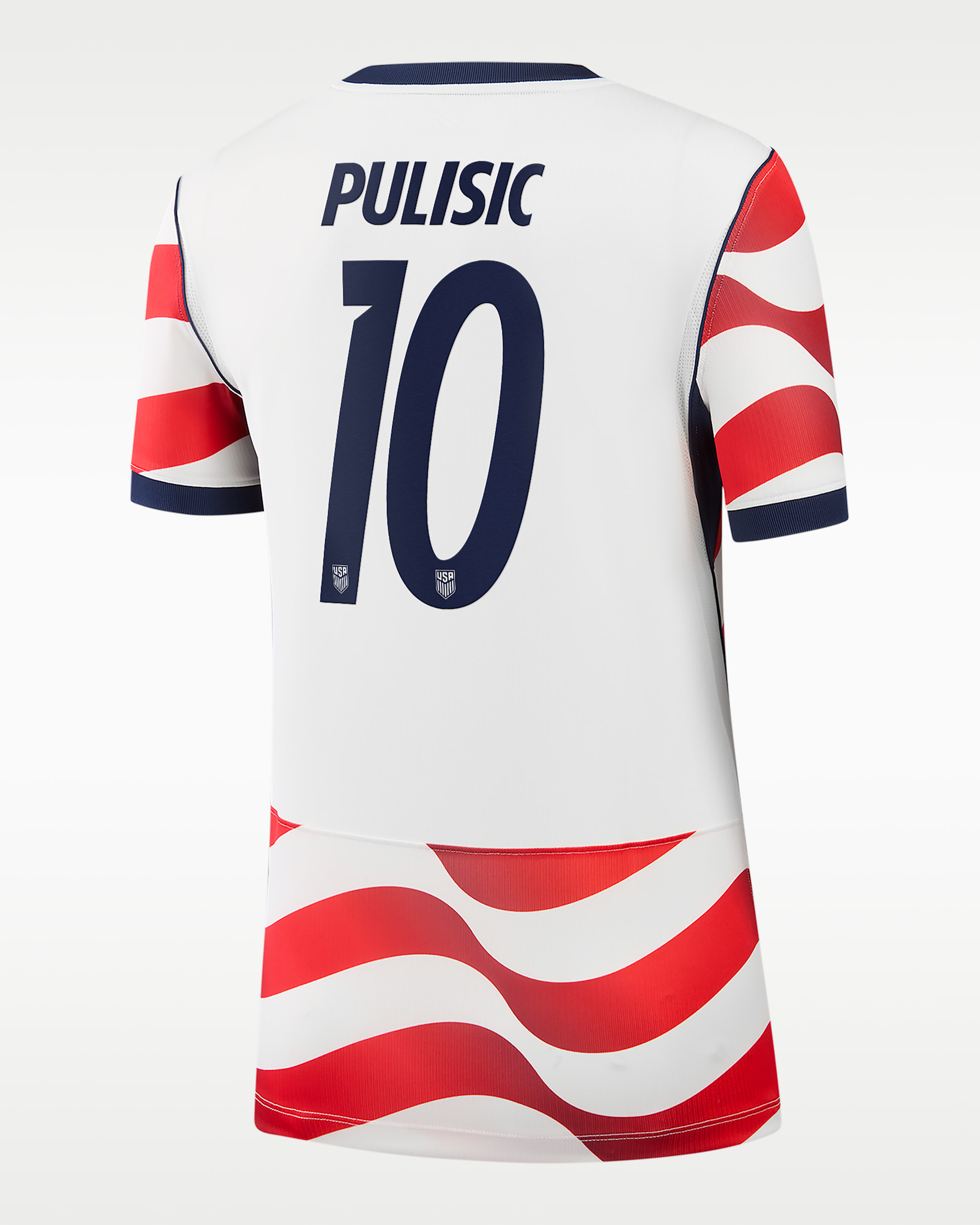 Christian Pulisic USMNT 2026 Stadium Home Women's Nike Dri-FIT Soccer Jersey - White