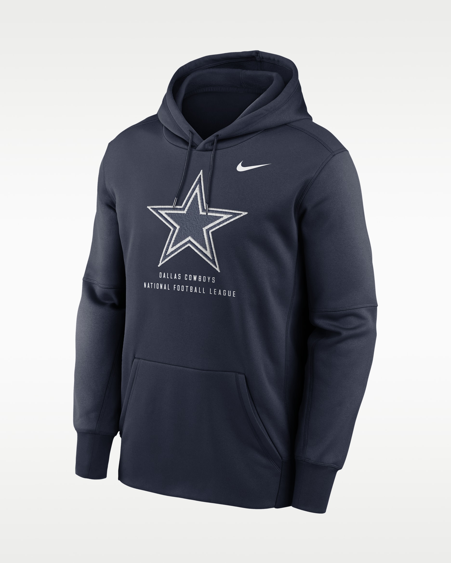 Dallas Cowboys Men's Nike Therma NFL Pullover Hoodie - Navy
