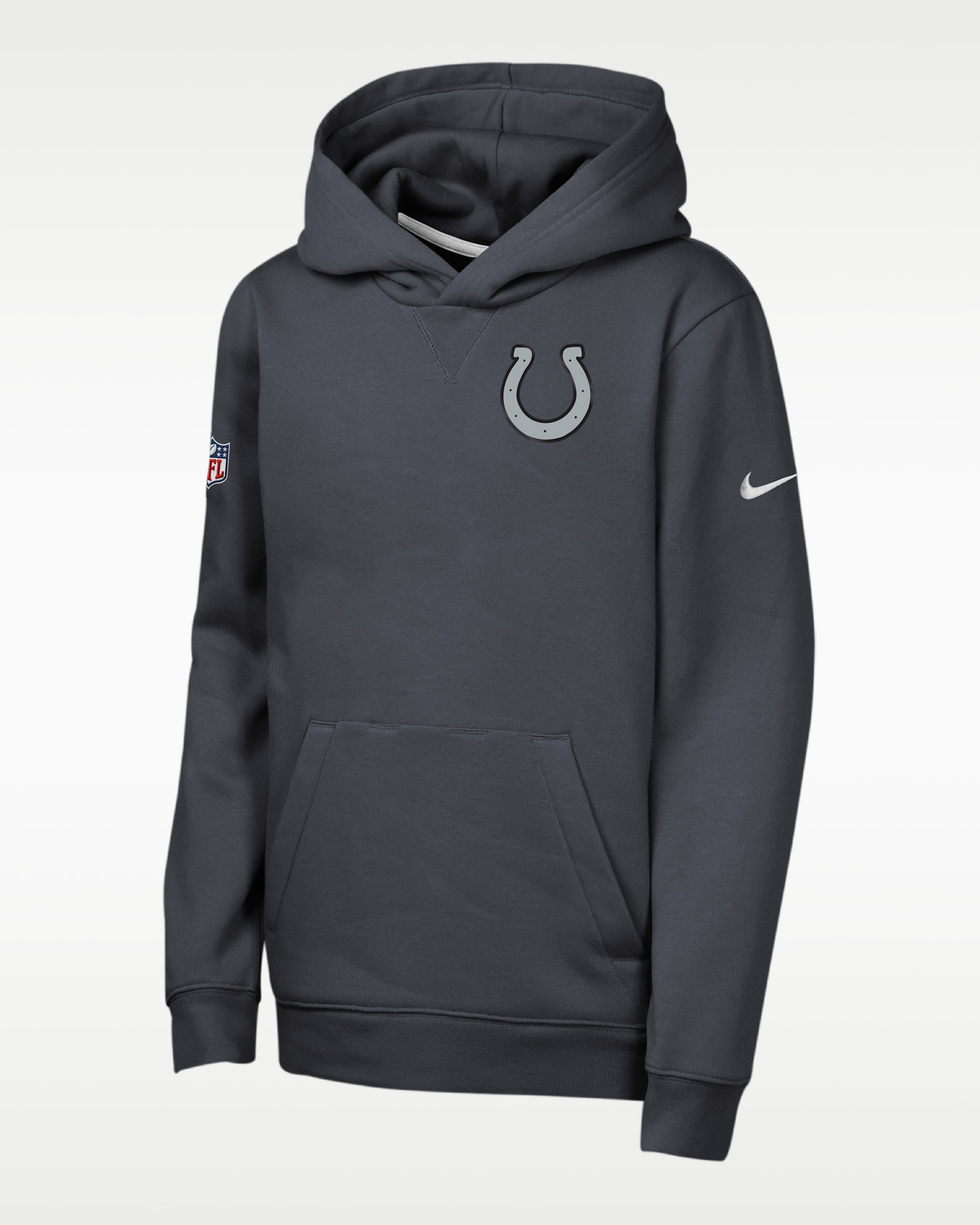 Indianapolis Colts Rivalries Collection Sideline Club Big Kids' Nike NFL Pullover Hoodie - Black