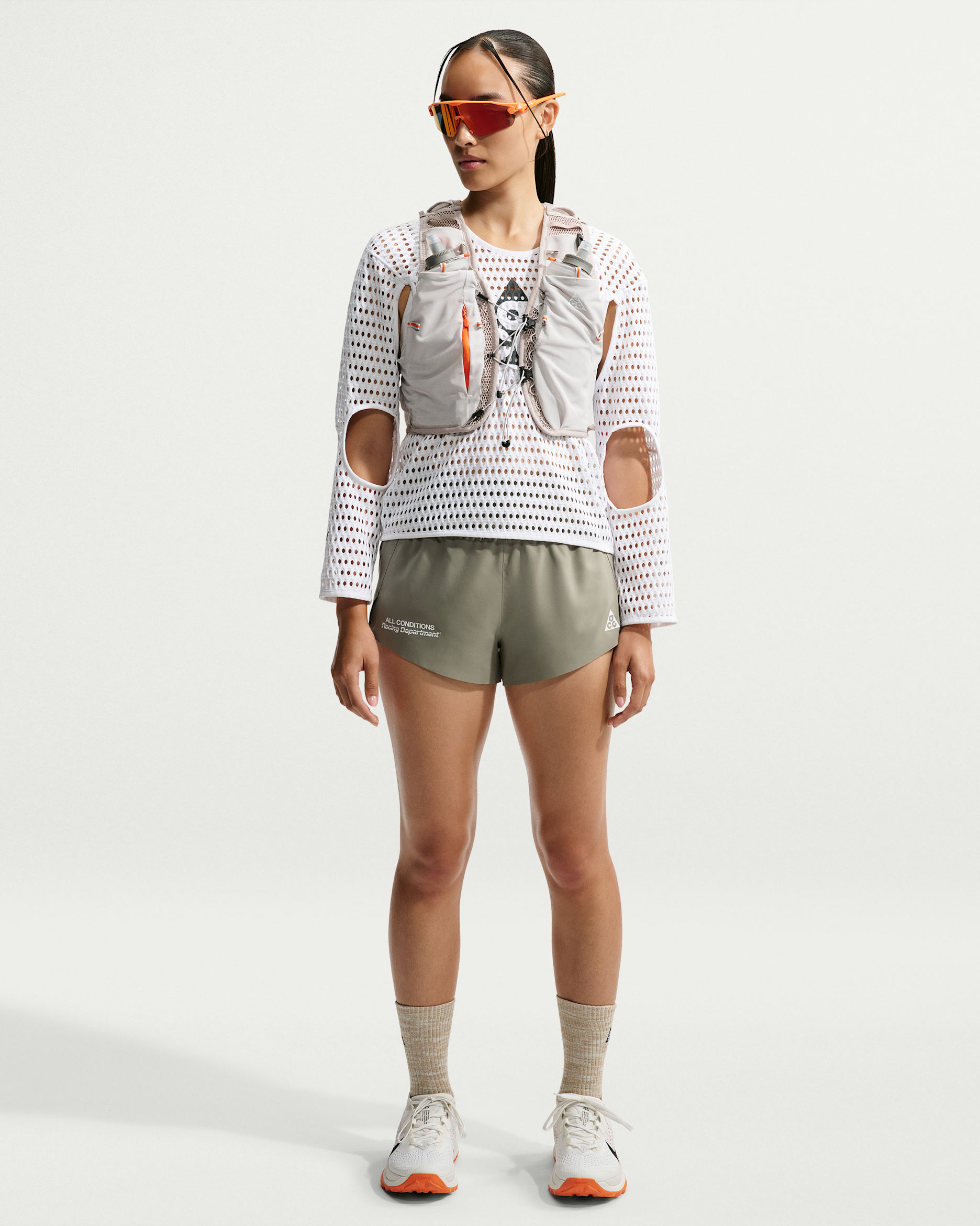 ACG "Trailwind" ウィメンズ Dri-FIT ADV ショートパンツ - ライトアーミー/ホワイト