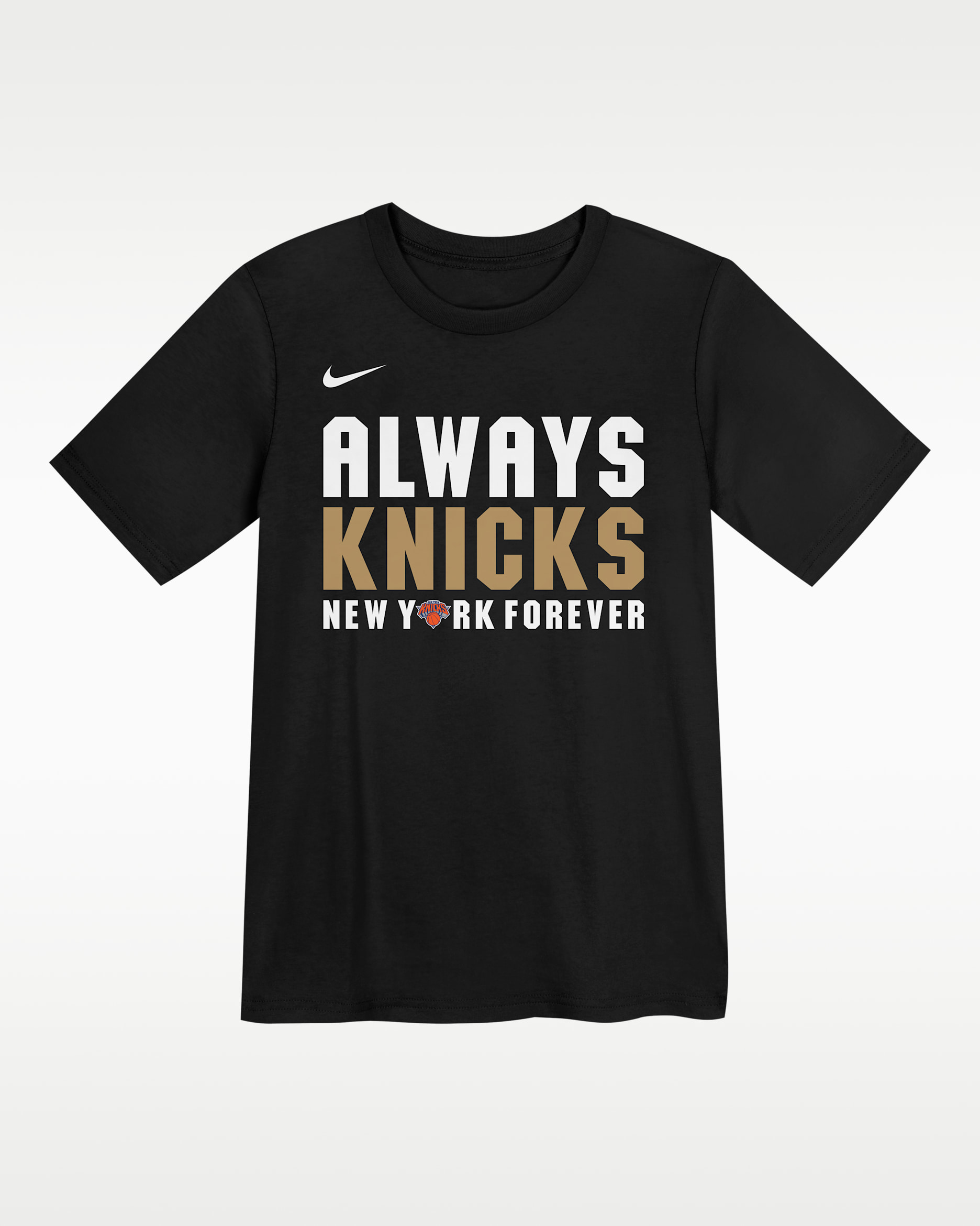 New York Knicks 2026 Champions Nike Preschool Basketball T-Shirt - Black