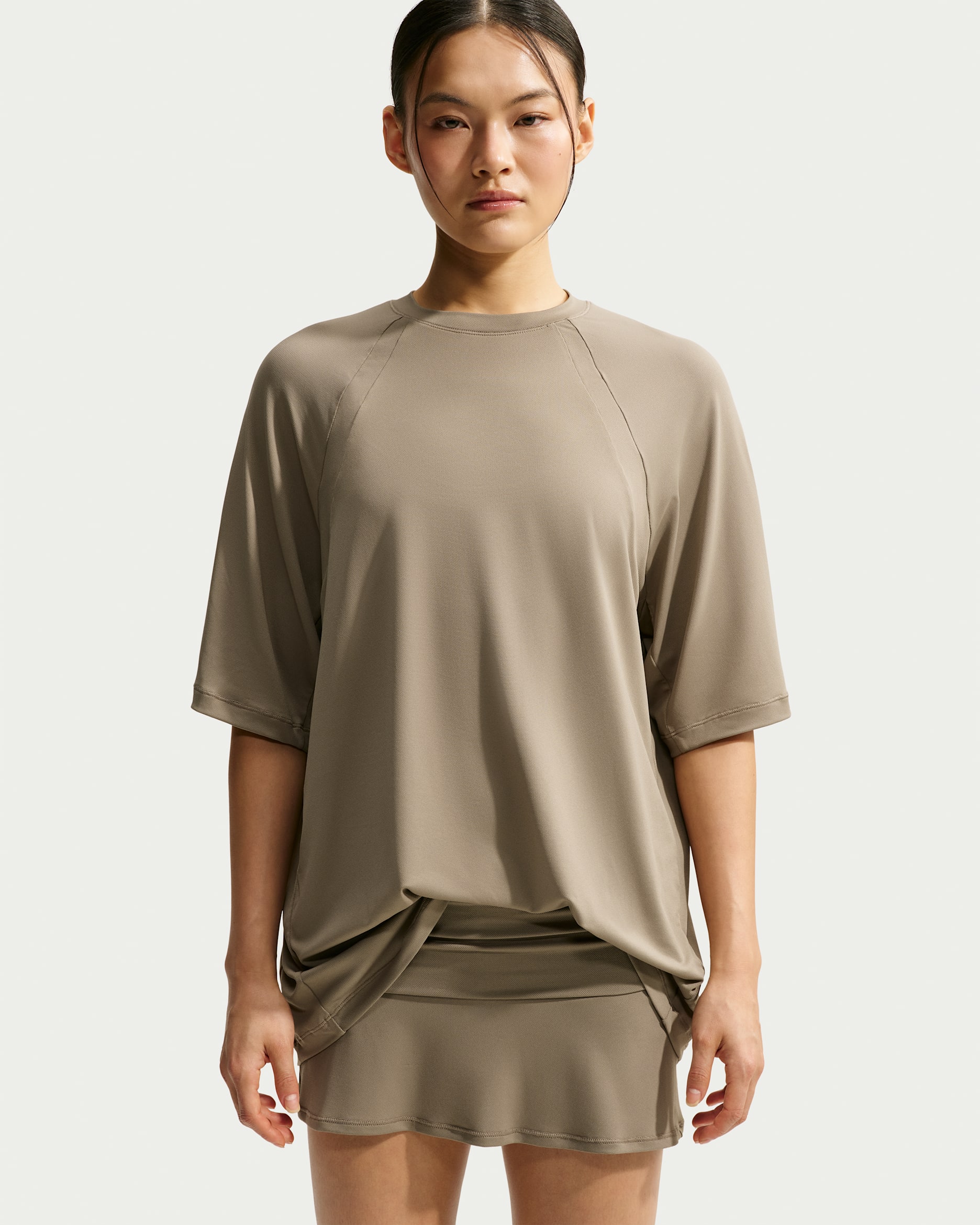 NikeSKIMS Airy Women's Oversized T-Shirt - NSKM Driftwood