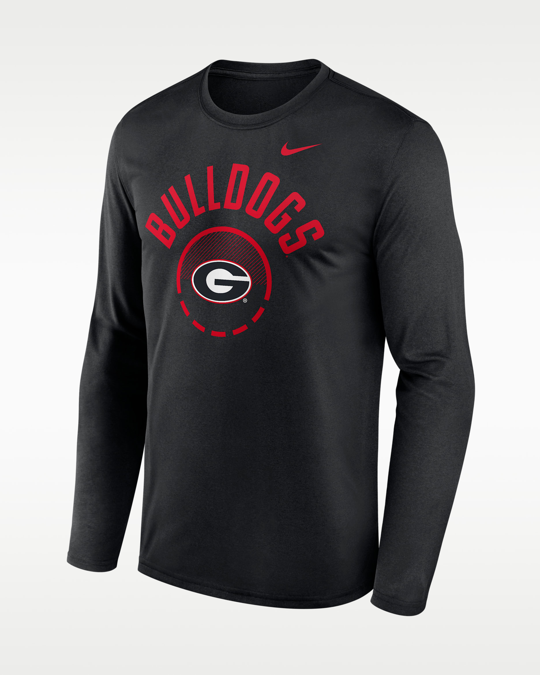 Georgia Courtside Men's Nike Dri-FIT College Long-Sleeve T-Shirt - Black