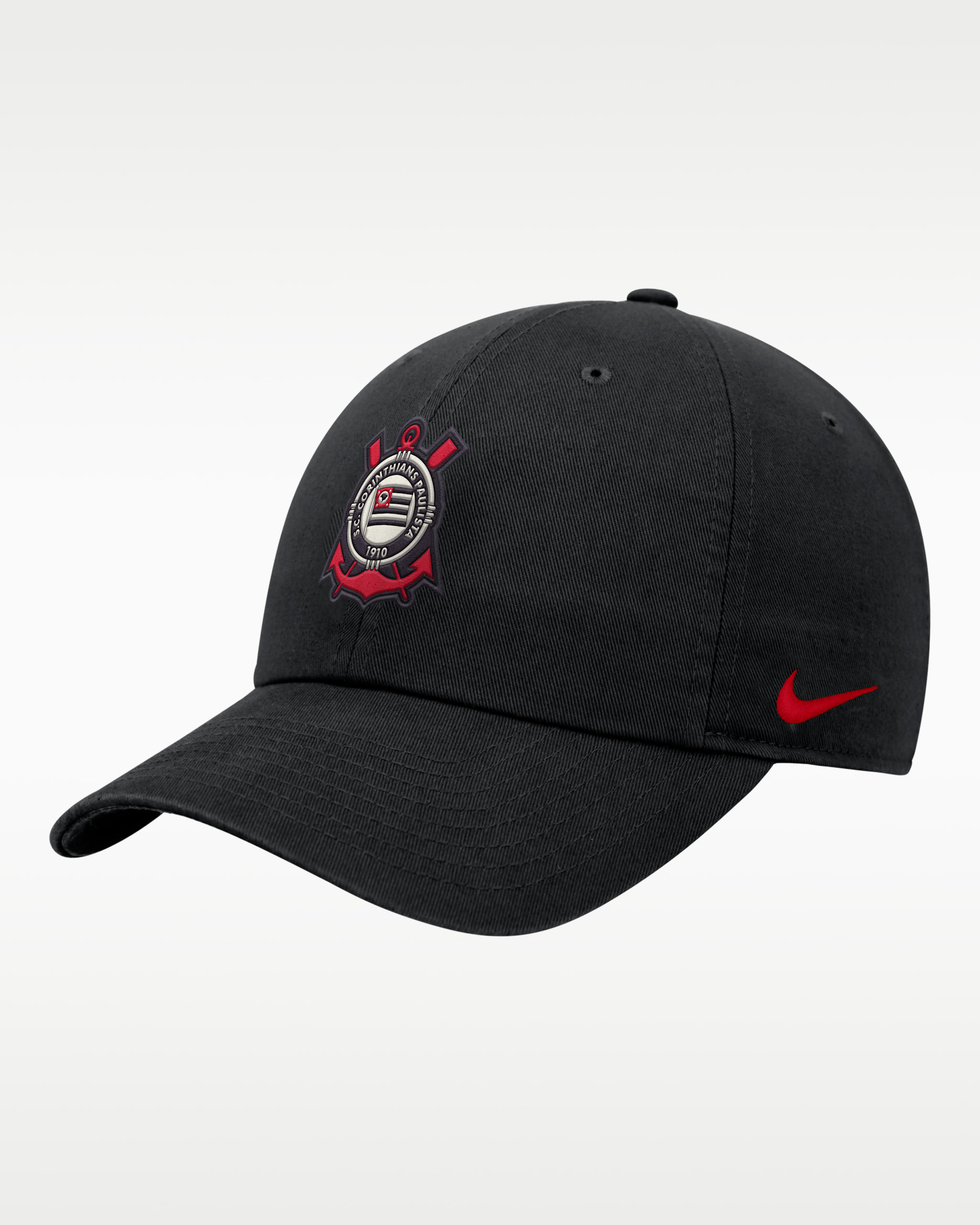 Corinthians Club Men's Nike Adjustable Cap - Black