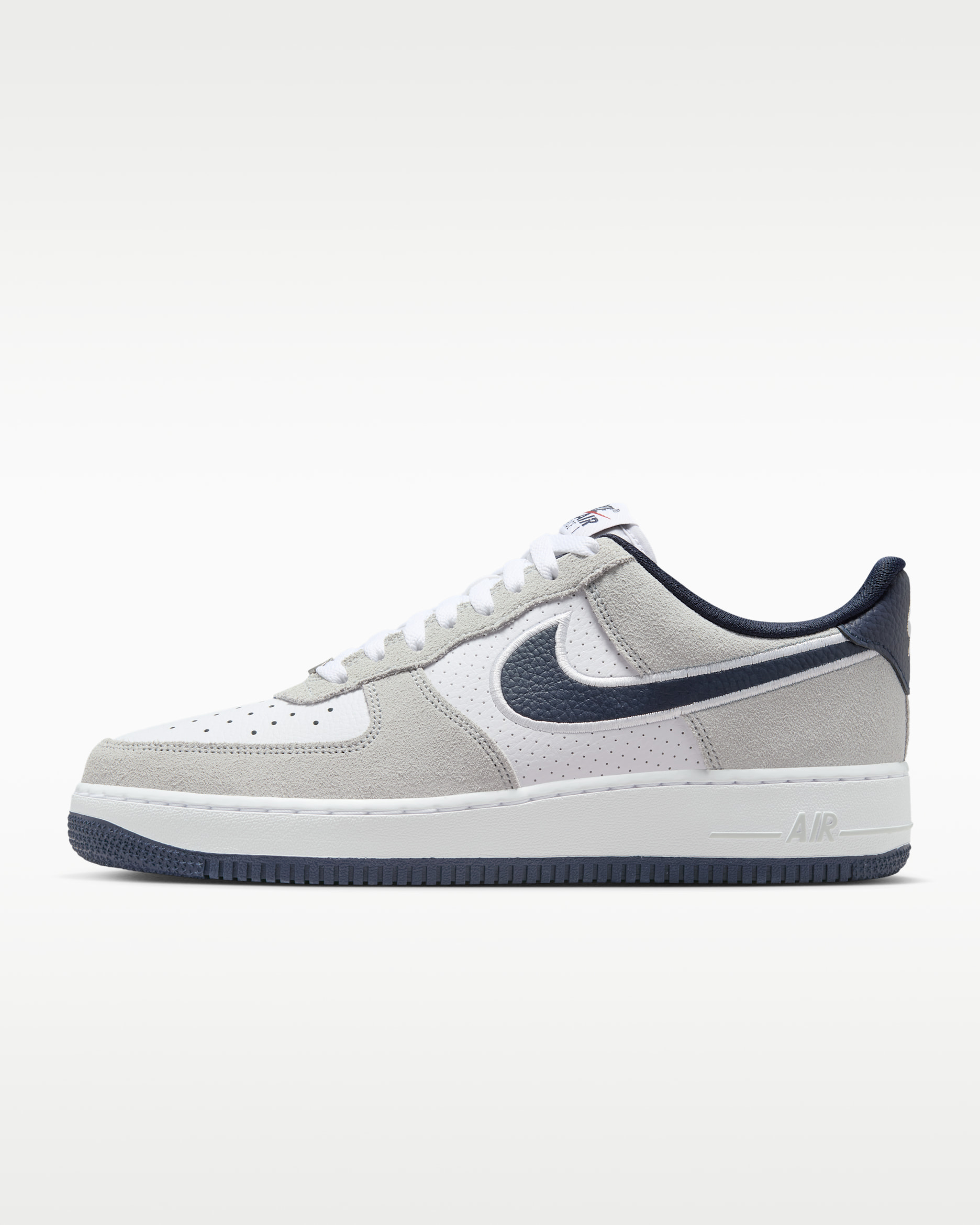 Nike Air Force 1 '07 LV8 Men's Shoes - White/Pure Platinum/Team Red/Obsidian