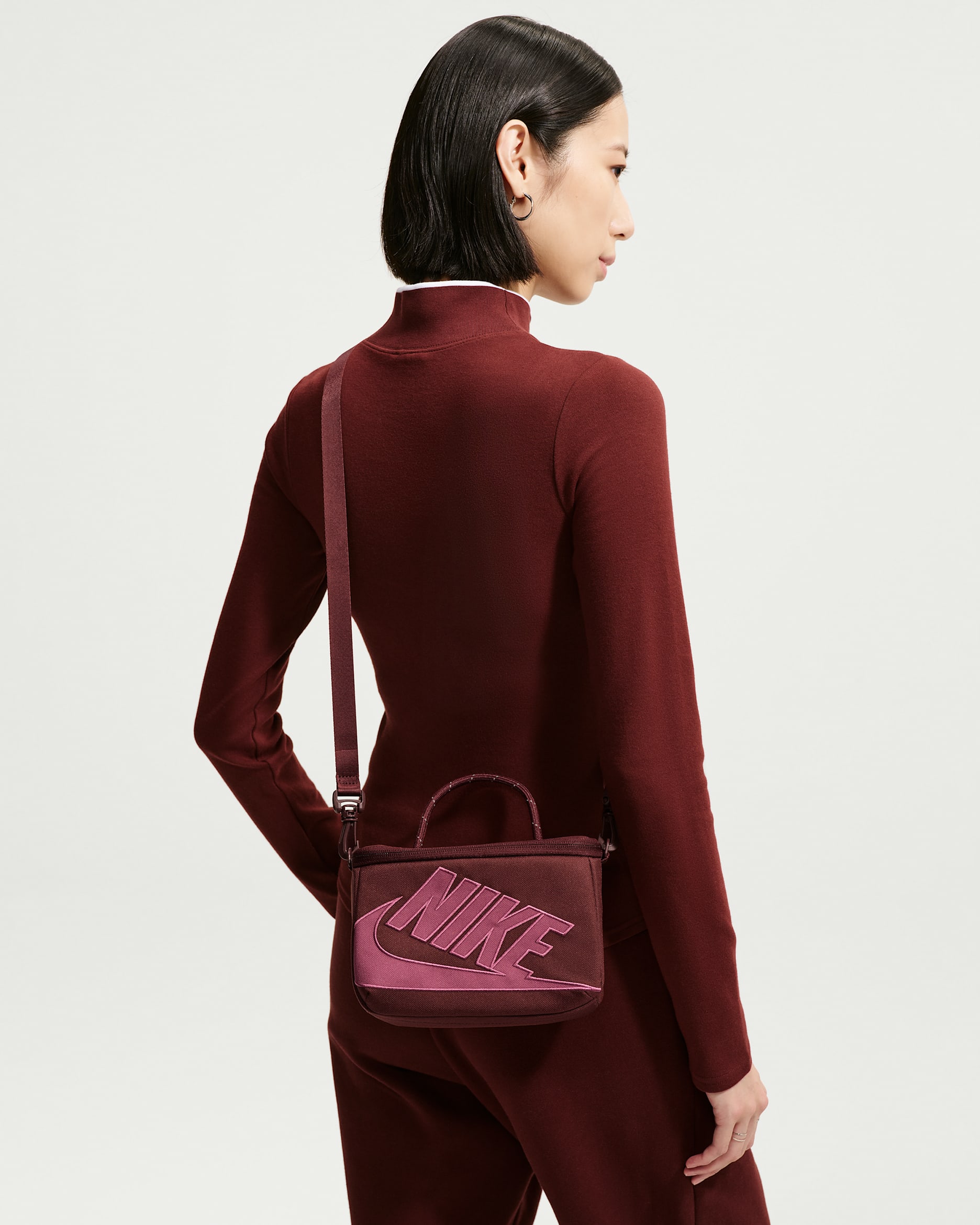 Nike Mini Shoe Box Cross-Body Bag (3L) - Mystic Dates/Mystic Dates/Pink Smoke