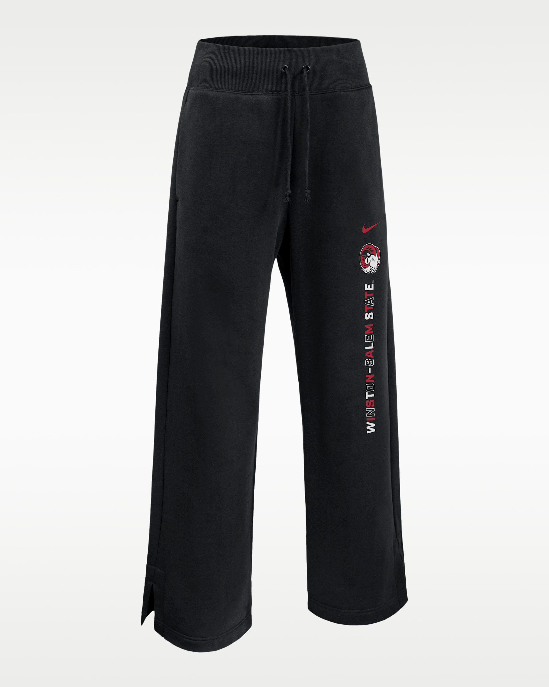 Nike College (Winston-Salem State) Women's Phoenix Fleece Sweatpants - Black